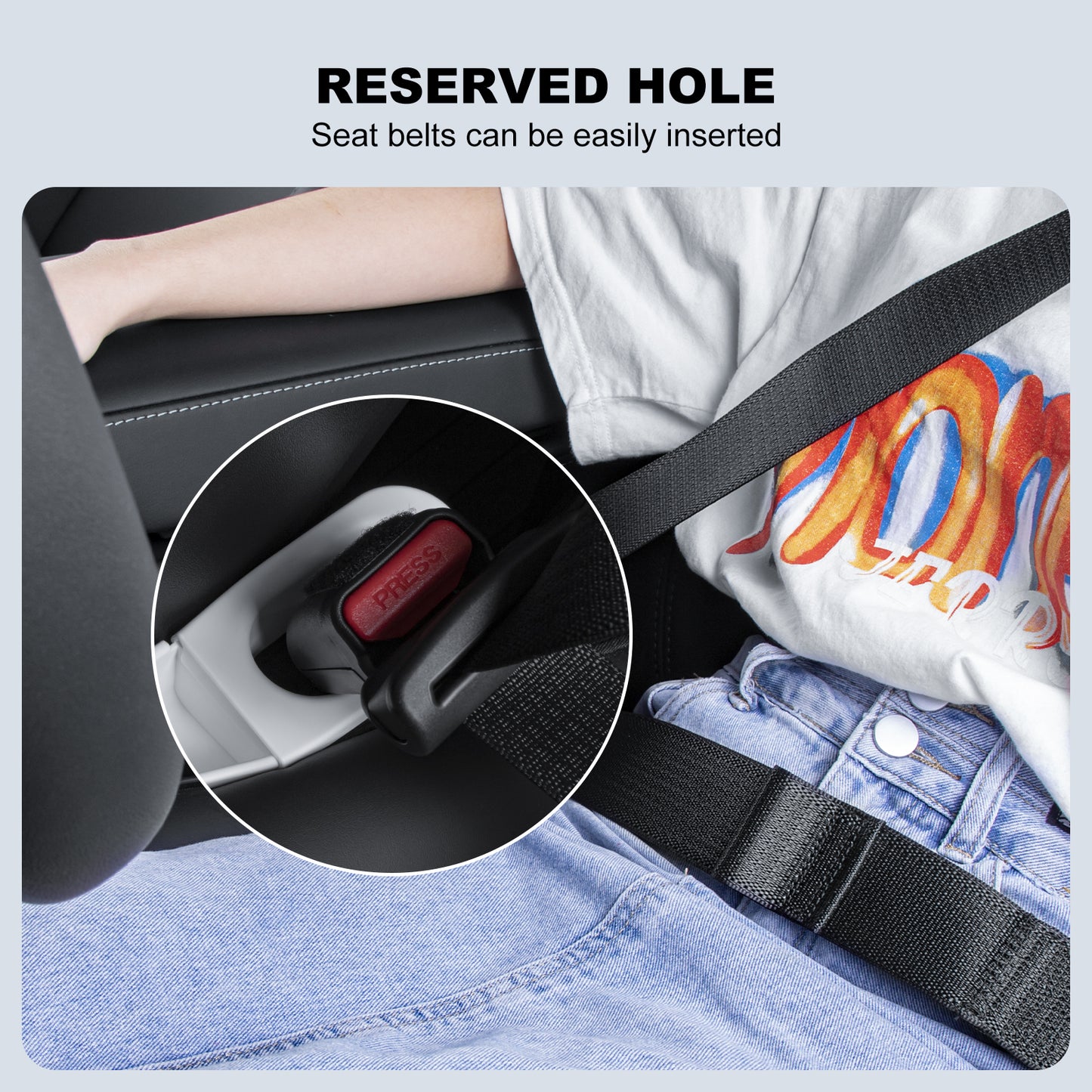 Seat Side Gap Filler with Organizer for 2017-2025 Tesla Model 3/Y and 2025 New Model Y Juniper (Launch Series) Accessories