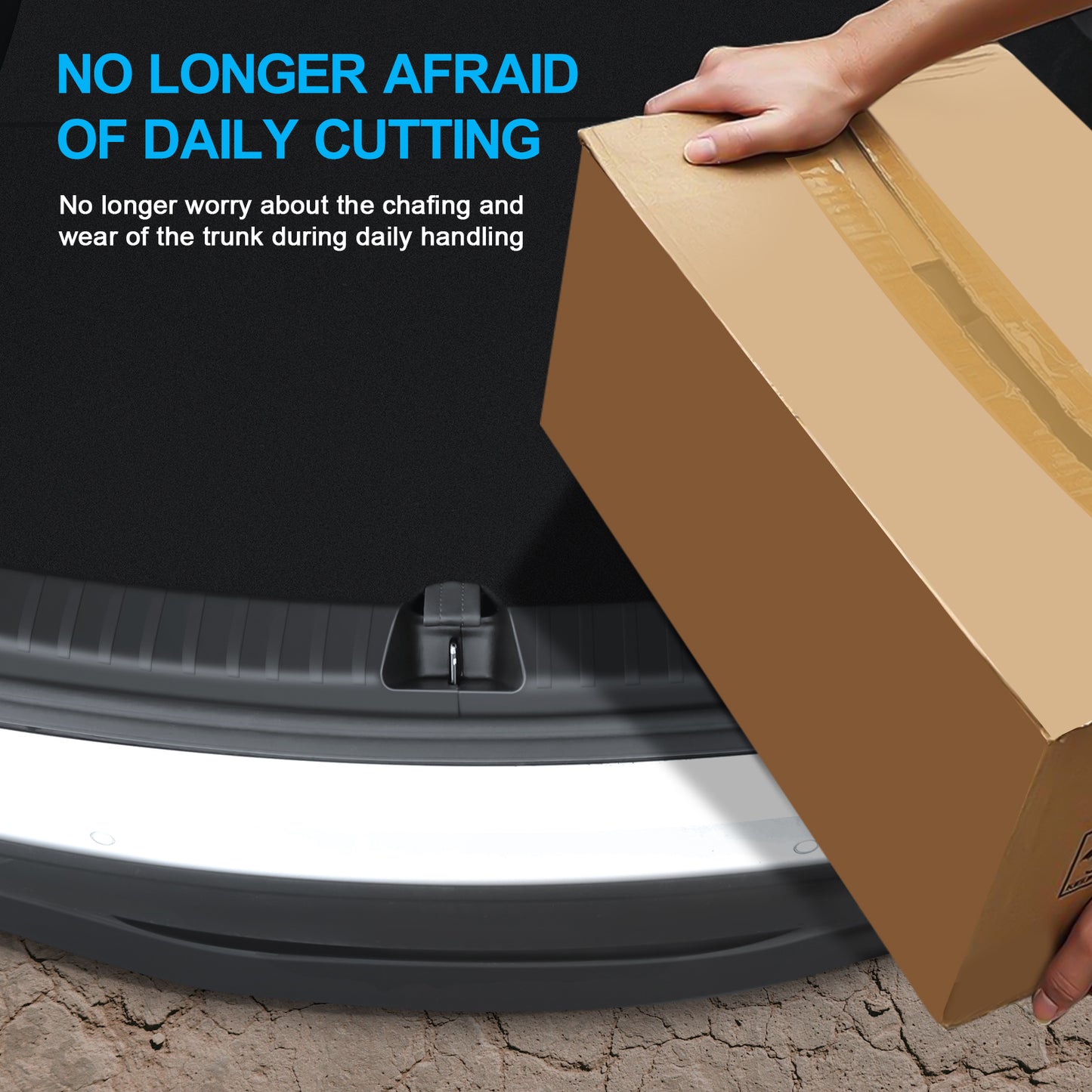 2PCS Rear Bumper Guard for Tesla Model Y Accessories 2021-2025