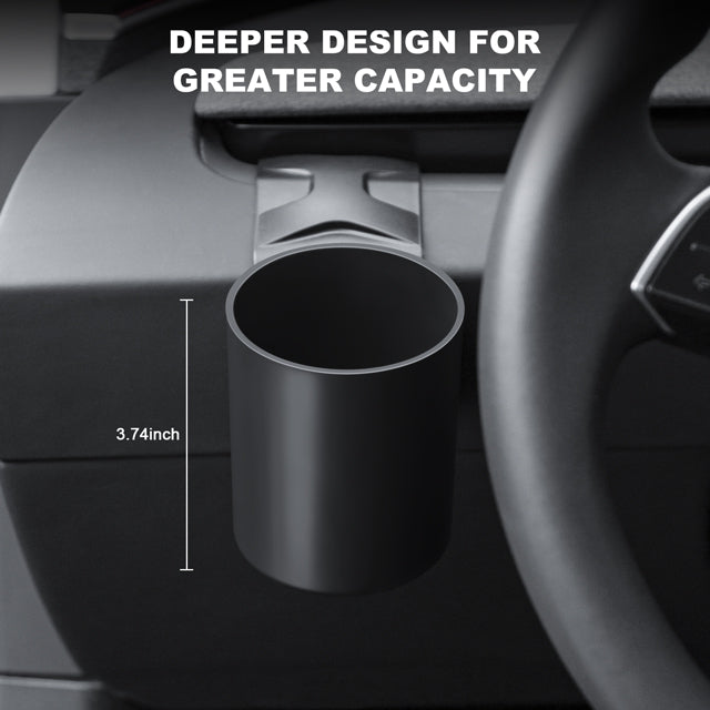 Dashboard Cup Holder Insert for 2024-2025 Tesla Model 3 Highland Accessories