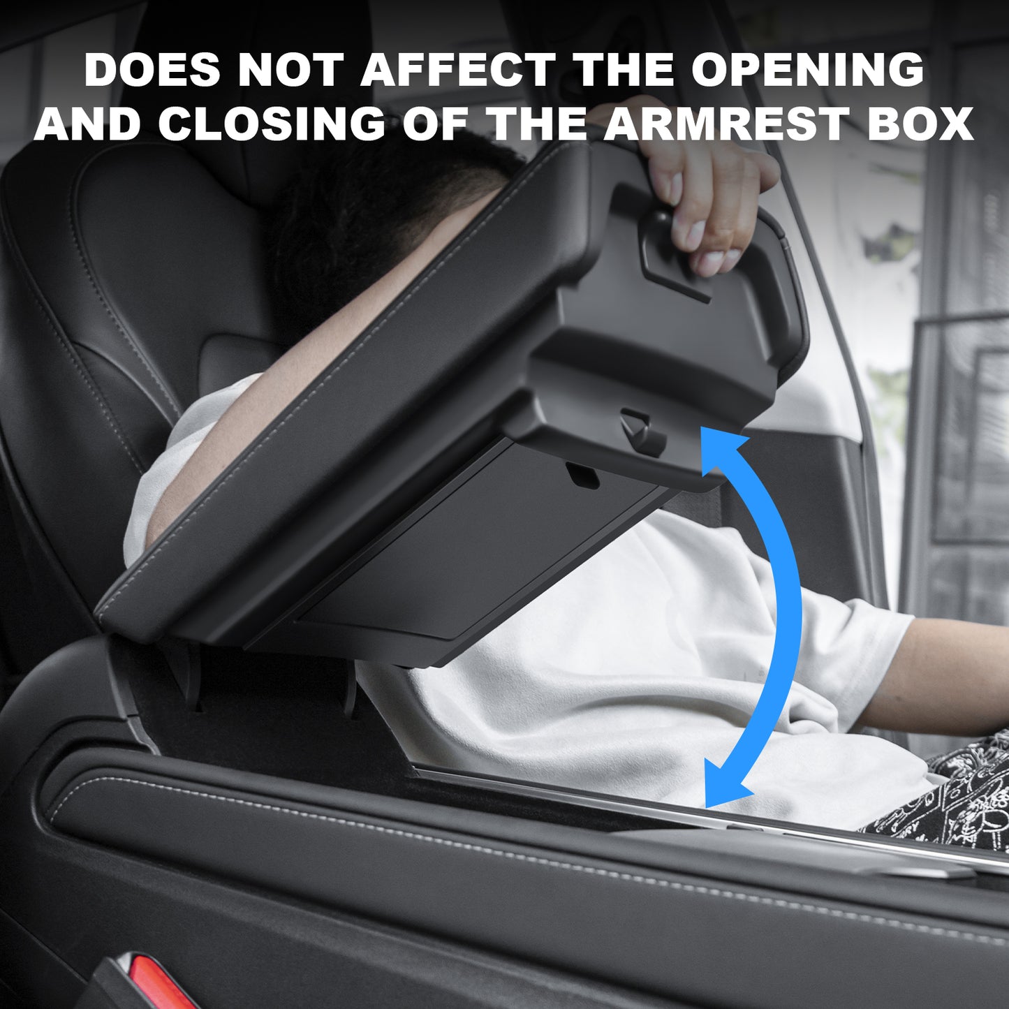 Armrest Hidden Storage Box for 2017-2023 Tesla Model 3 and 2021-2025 Model Y Accessories