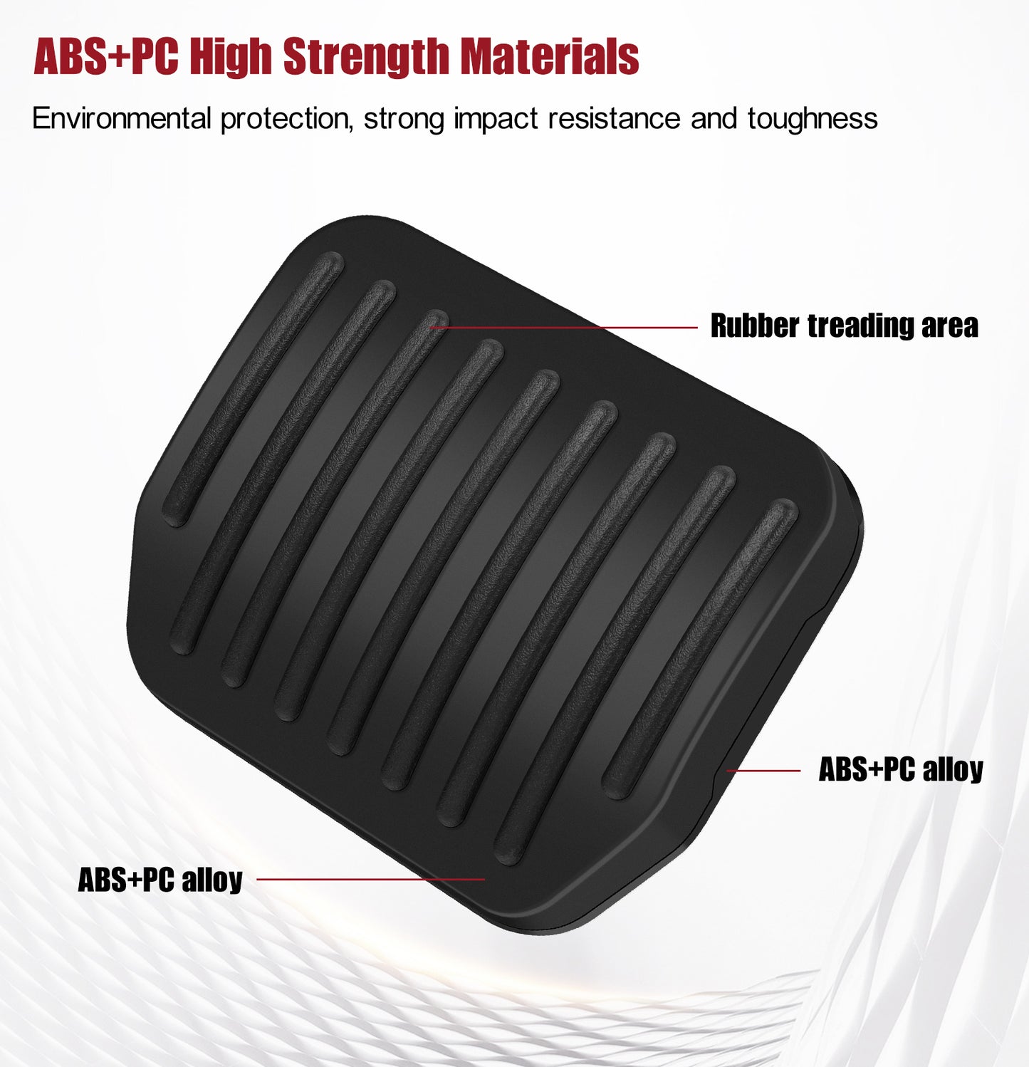 2PCS Foot Pedals Pads for 2019-2023 Tesla Model 3 and Model Y Accessories
