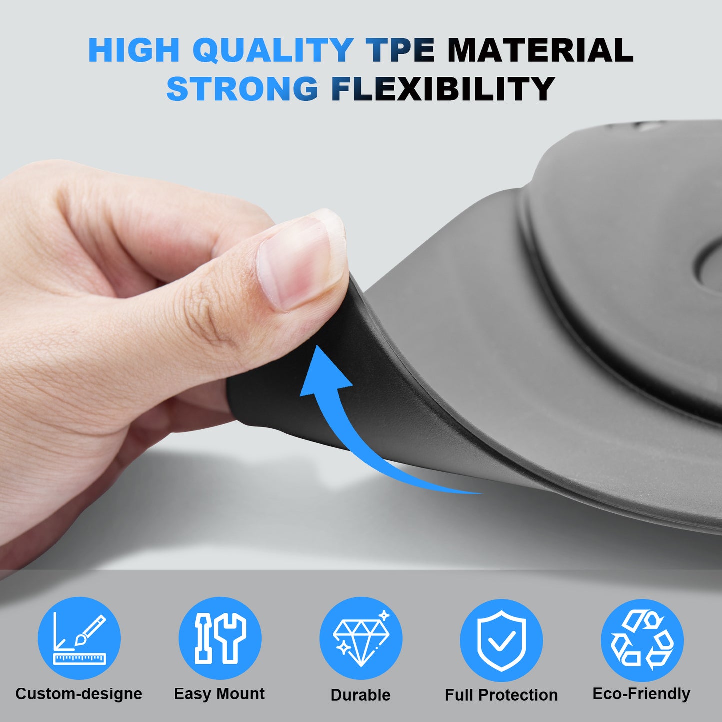 4PCS Mud Flaps for 2025-2026 New Model Y Juniper Accessories (5-Seater)