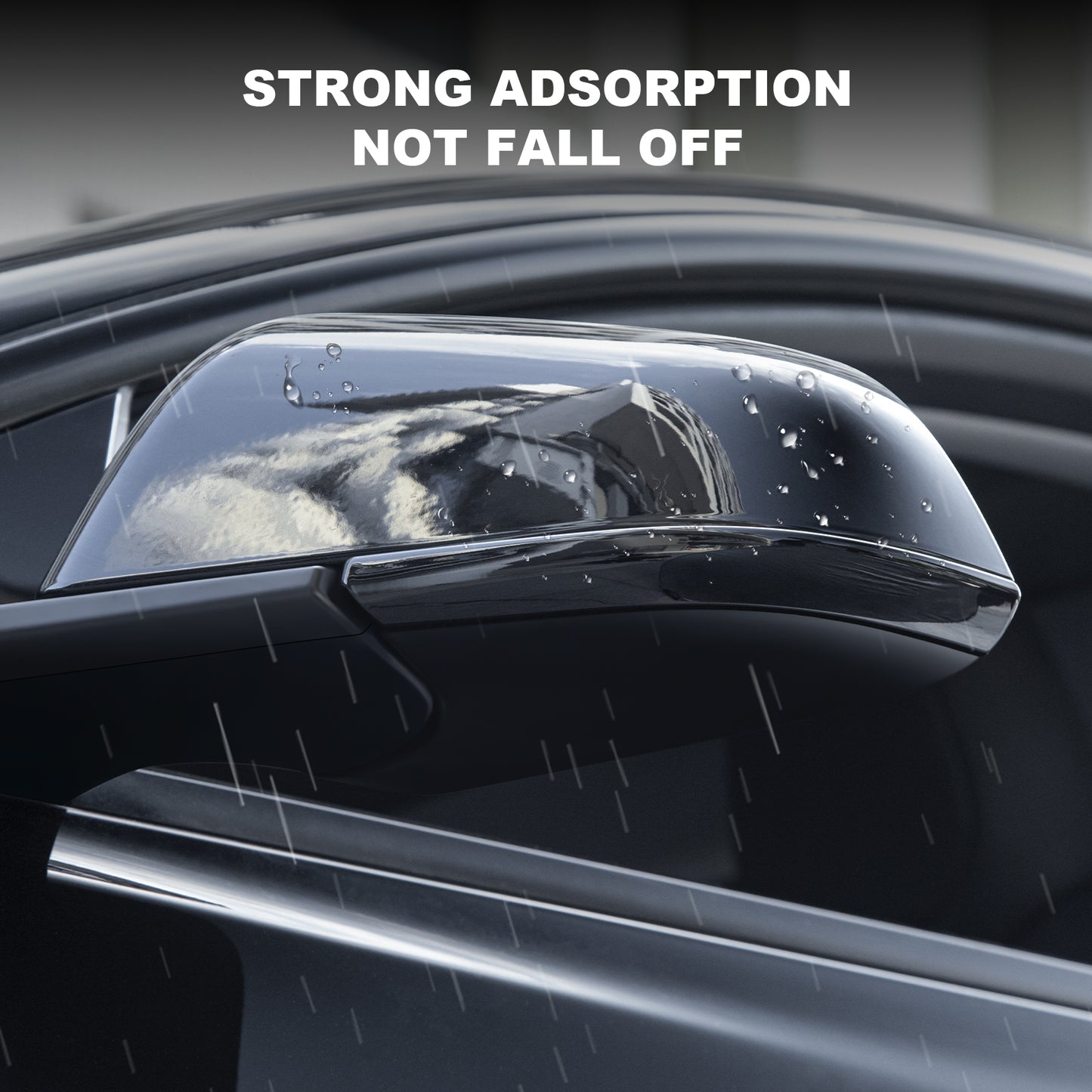 Side Mirror Trim Strip Cover for 2021-2025 Tesla Model Y Accessories
