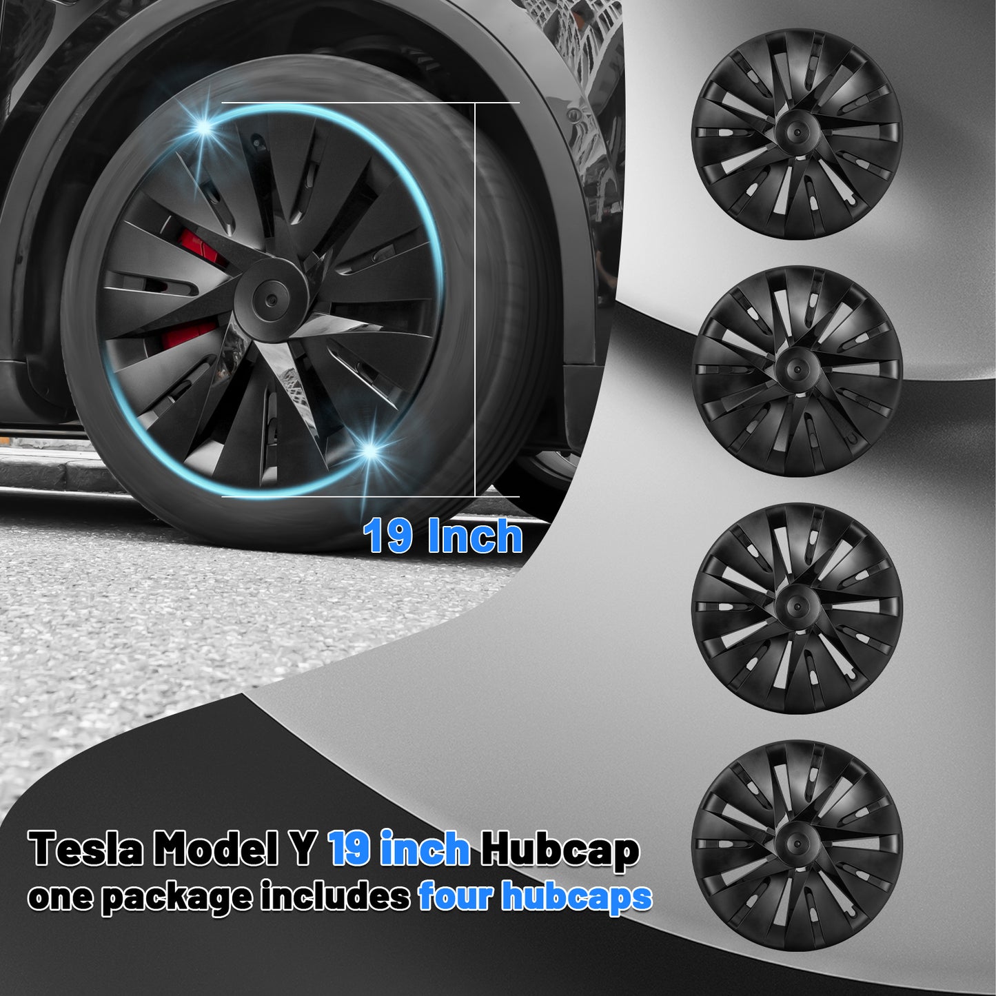 19 inch Wheel Cover for Model Y 2021-2025 Accessories