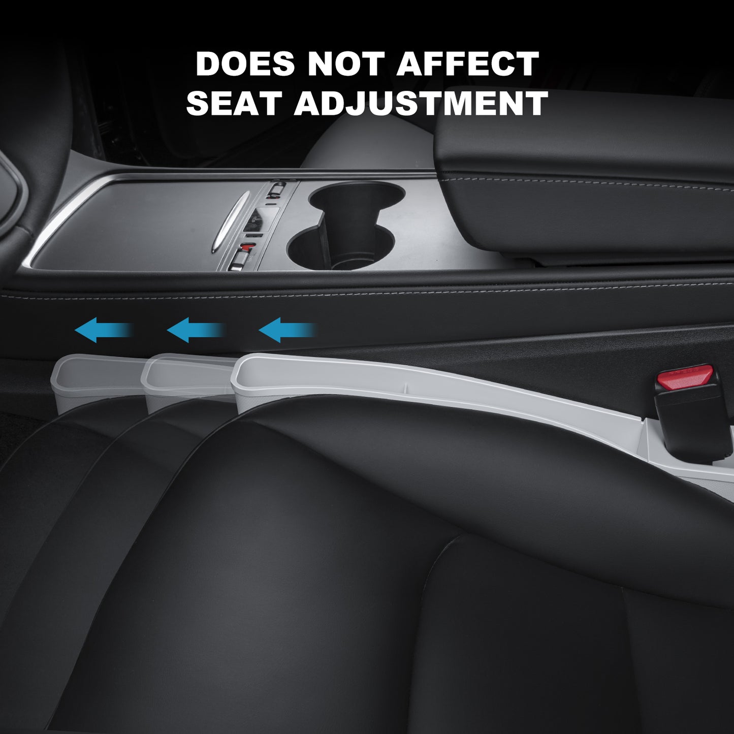 Seat Side Gap Filler with Organizer for 2017-2025 Tesla Model 3/Y and 2025 New Model Y Juniper (Launch Series) Accessories