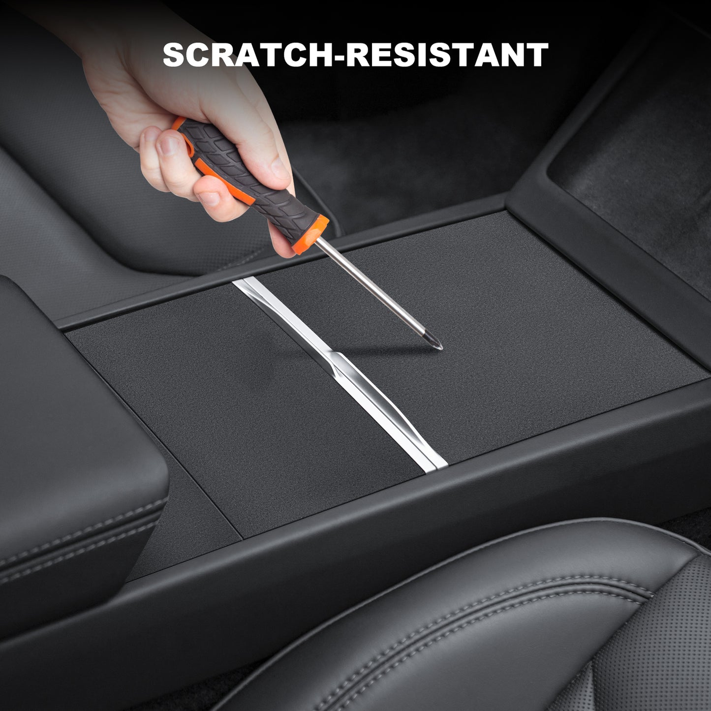 Center Console Wrap Cover Kit for 2024-2025 Tesla Model 3 and 2025 New Model Y Juniper (Launch Series) Accessories