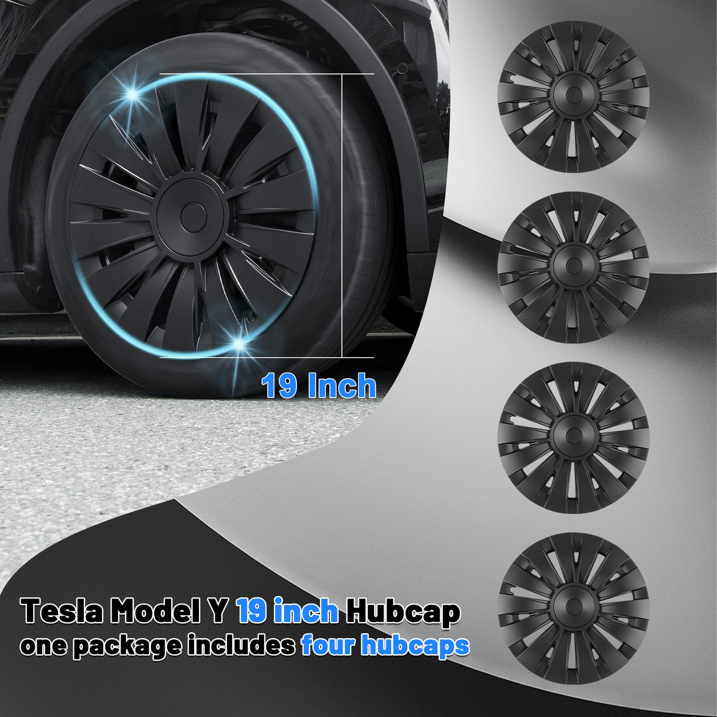 19 inch Wheel Cover for Tesla Model Y 2021-2023 Accessories
