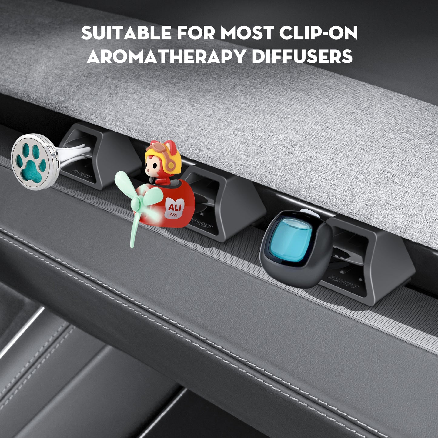 Air Freshener Adapter for Tesla 2025-2026 Model Y Juniper & 2024-2025 Model 3 Highland Accessories(Air Freshener not Included)