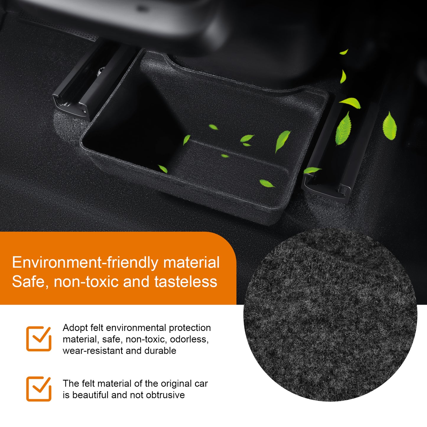 Center Console Backseat Storage Box for Tesla Model Y 2021-2025 Accessories