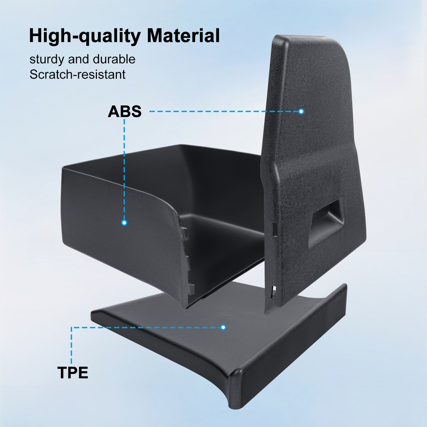 Rear Trunk Side Storage Box for Tesla Model Y Accessories