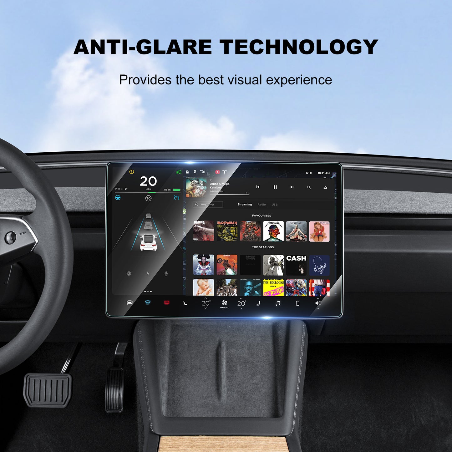 2PCS Tempered Glass Screen Protector for 2024-2025 Tesla Model 3 Highland and 2025 New Model Y Juniper Accessories