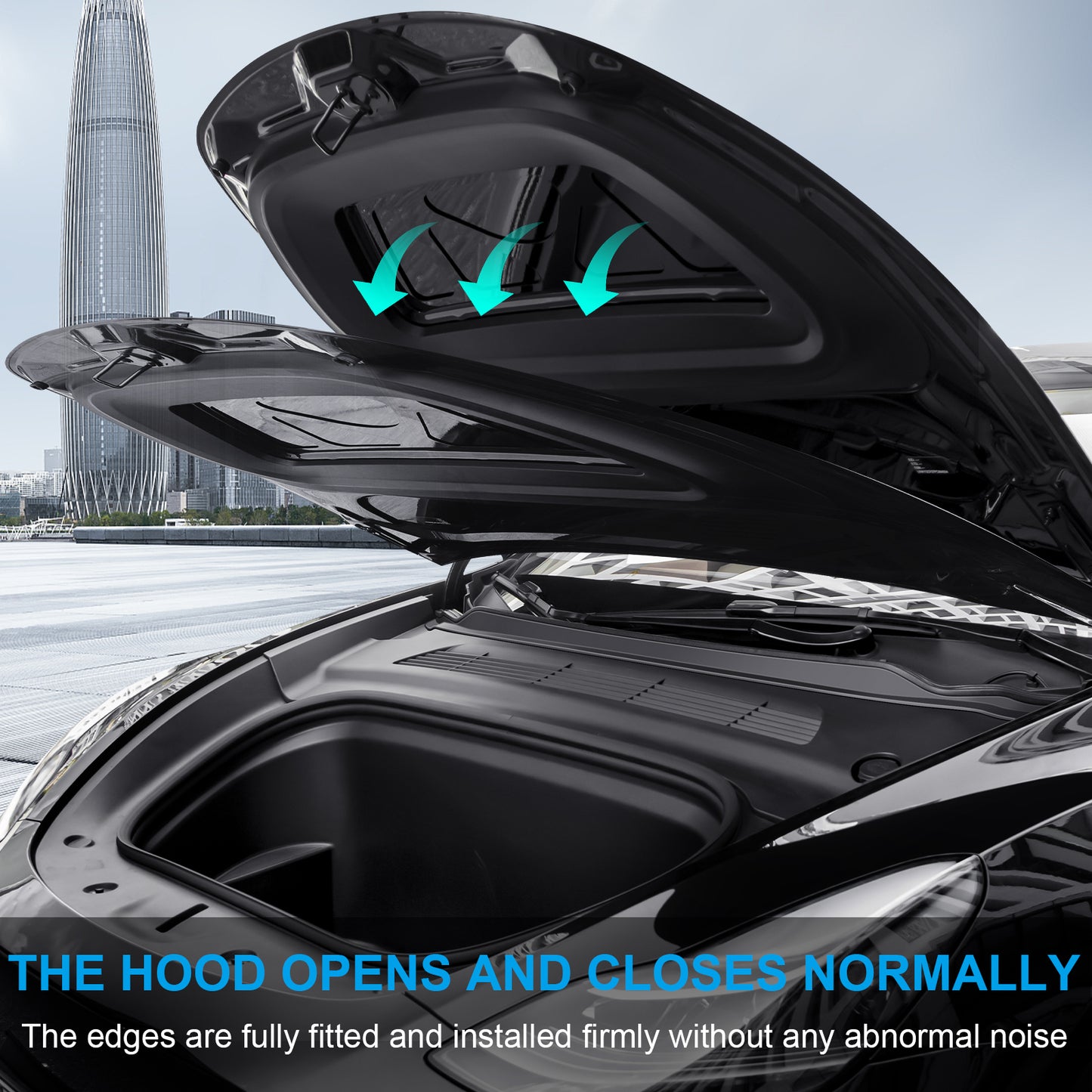 Front Hood Weather Strip for Tesla Model Y Accessories 2021-2025