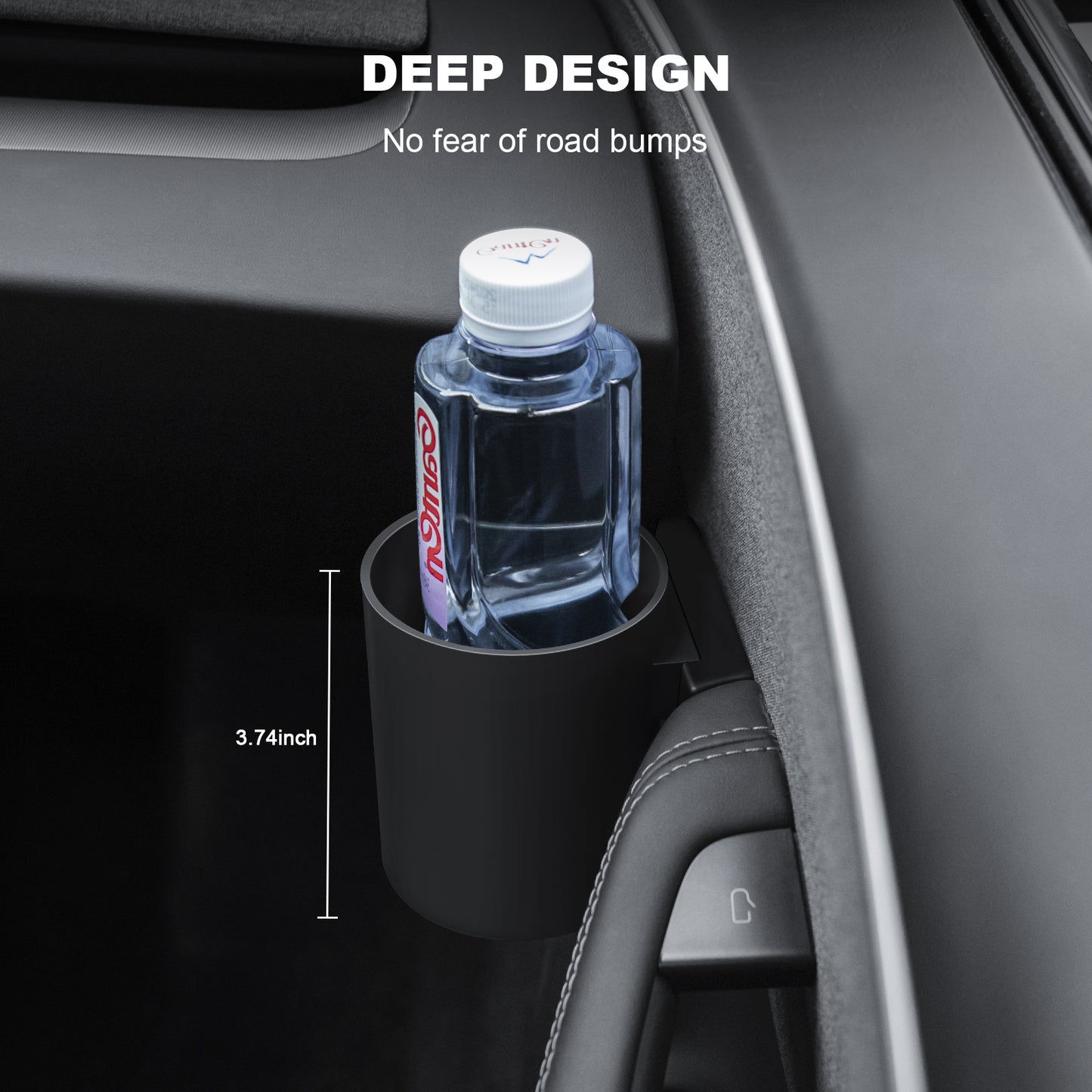 Car Door Cup Holder Insert for 2024-2025 New Tesla Model 3 Highland Accessories