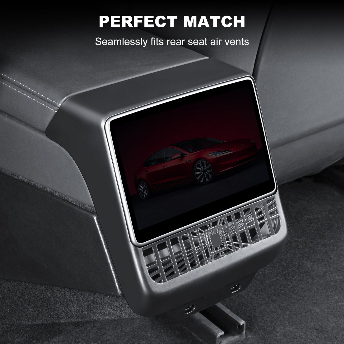 Backseat Air Vents Cover for 2024-2025 Tesla Model 3 Highland and 2025 New Model Y Juniper (Launch Series)Accessories