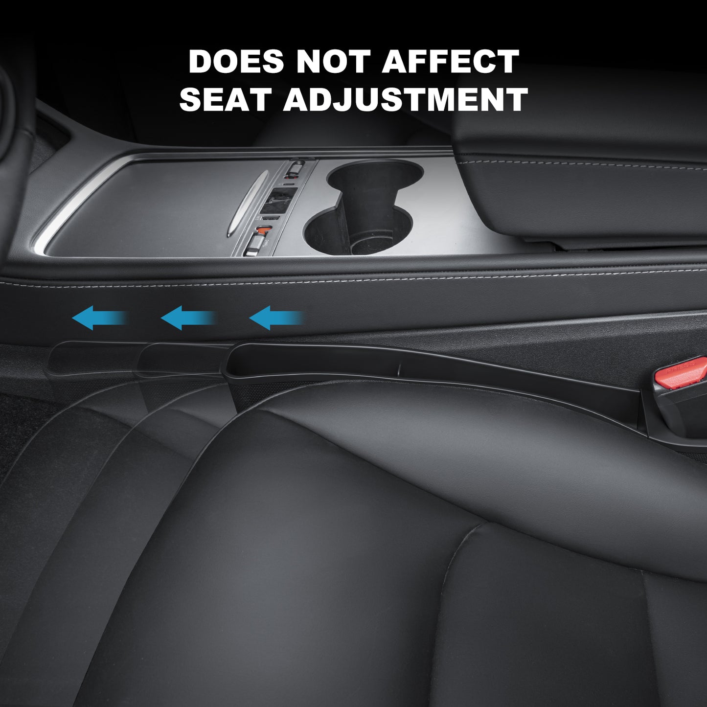 Seat Side Gap Filler with Organizer for 2017-2025 Tesla Model 3/Y and 2025 New Model Y Juniper (Launch Series) Accessories