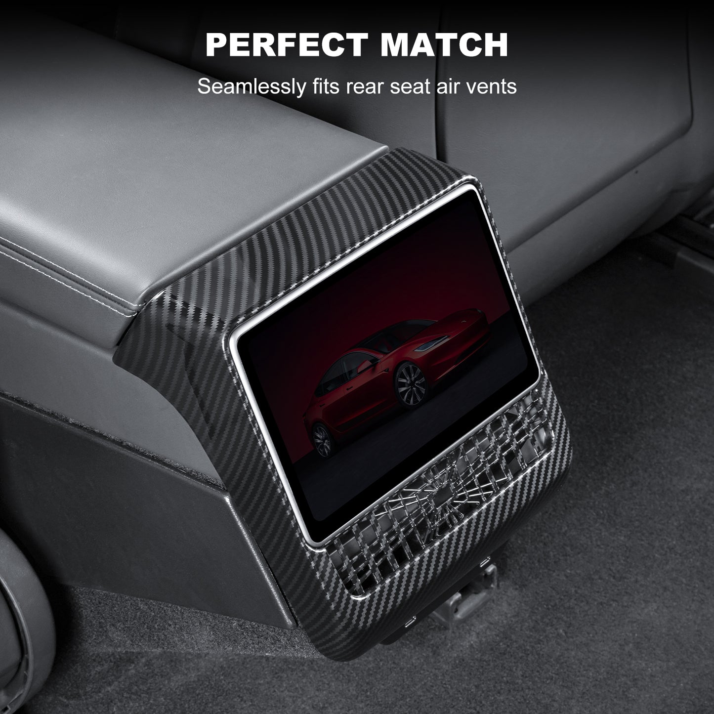 Backseat Air Vents Cover for 2024-2025 Tesla Model 3 Highland and 2025 New Model Y Juniper (Launch Series)Accessories