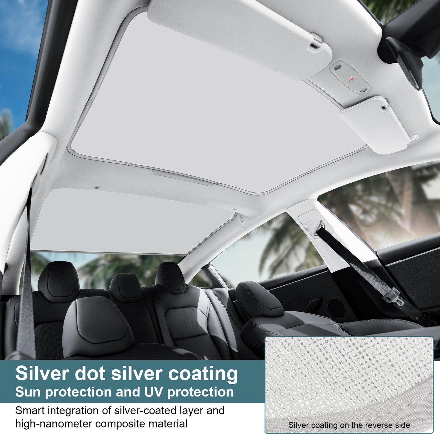 Roof Sunshades for New 2024-2025 Tesla Model 3 Accessories