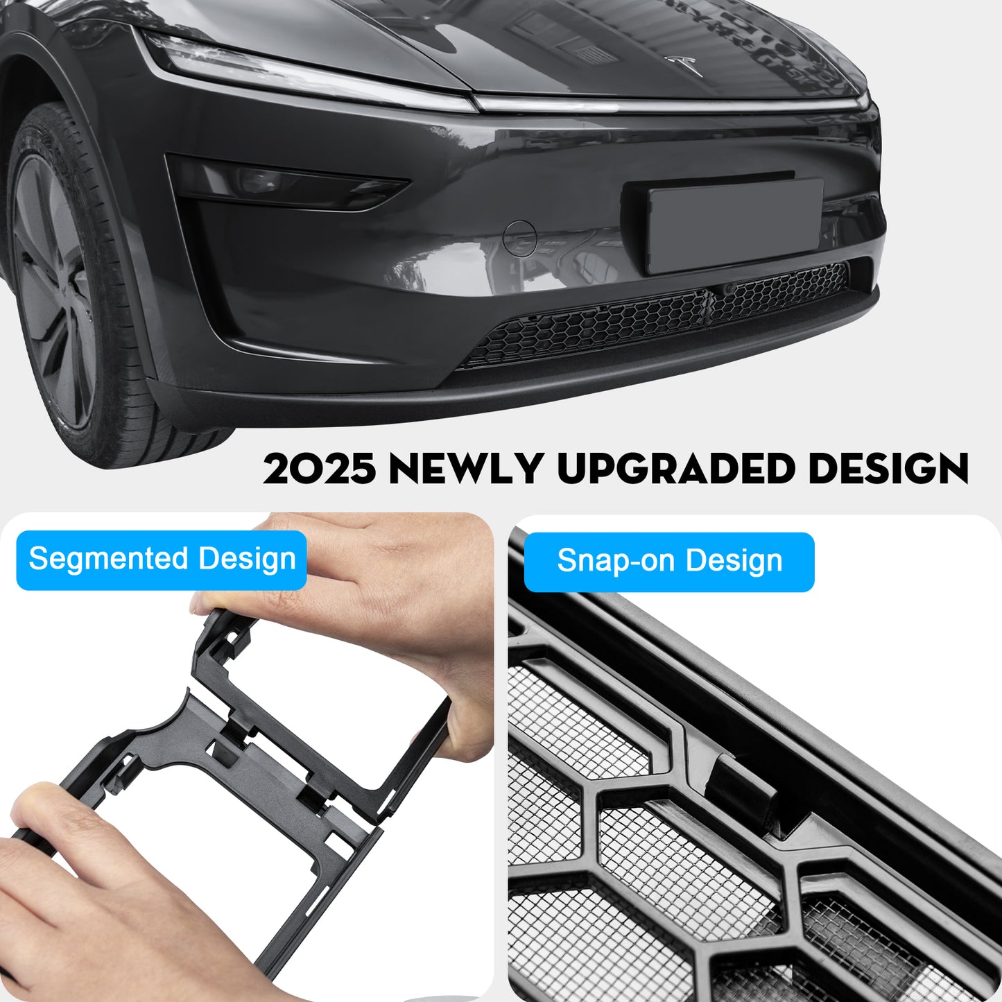 Grille Mesh Inserts for 2025 New Model Y Juniper (Launch Series) Accessories (Detachable Version)