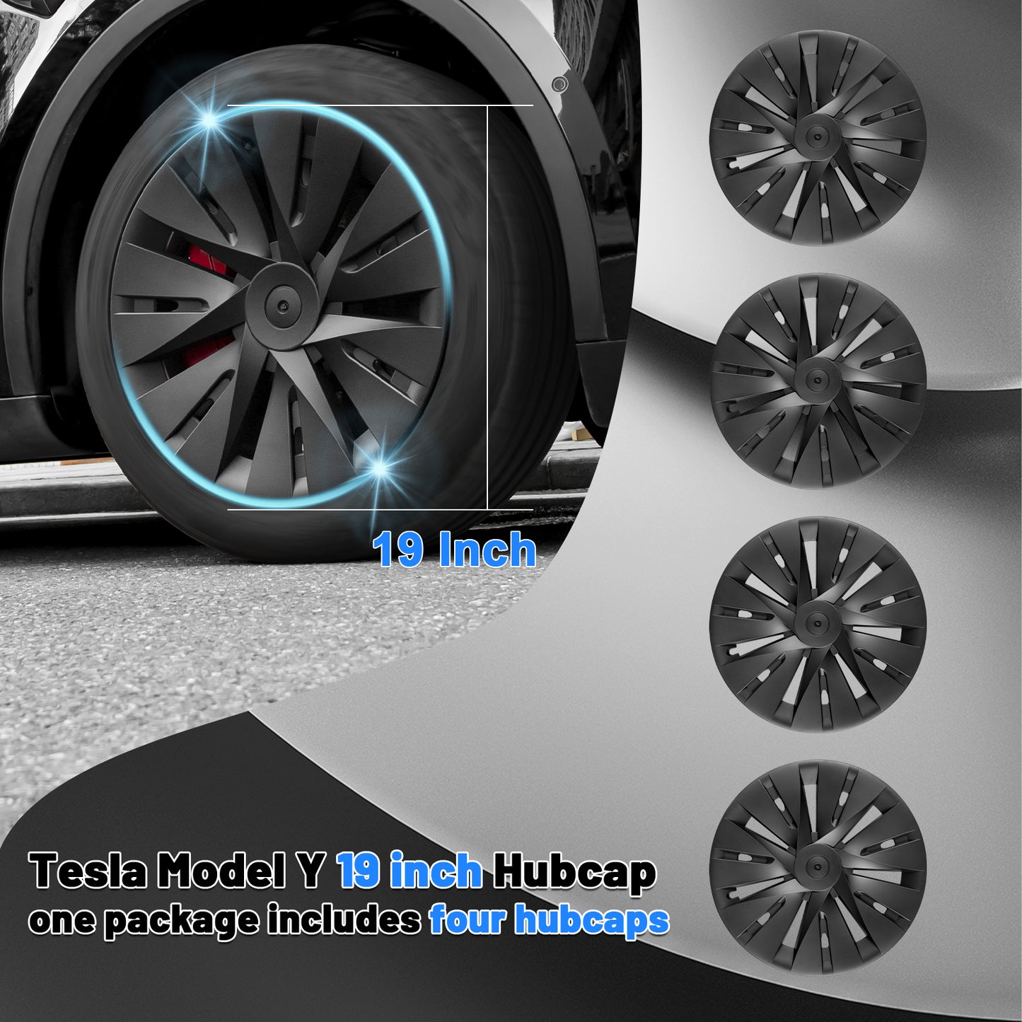 19 inch Wheel Cover for Model Y 2021-2025 Accessories