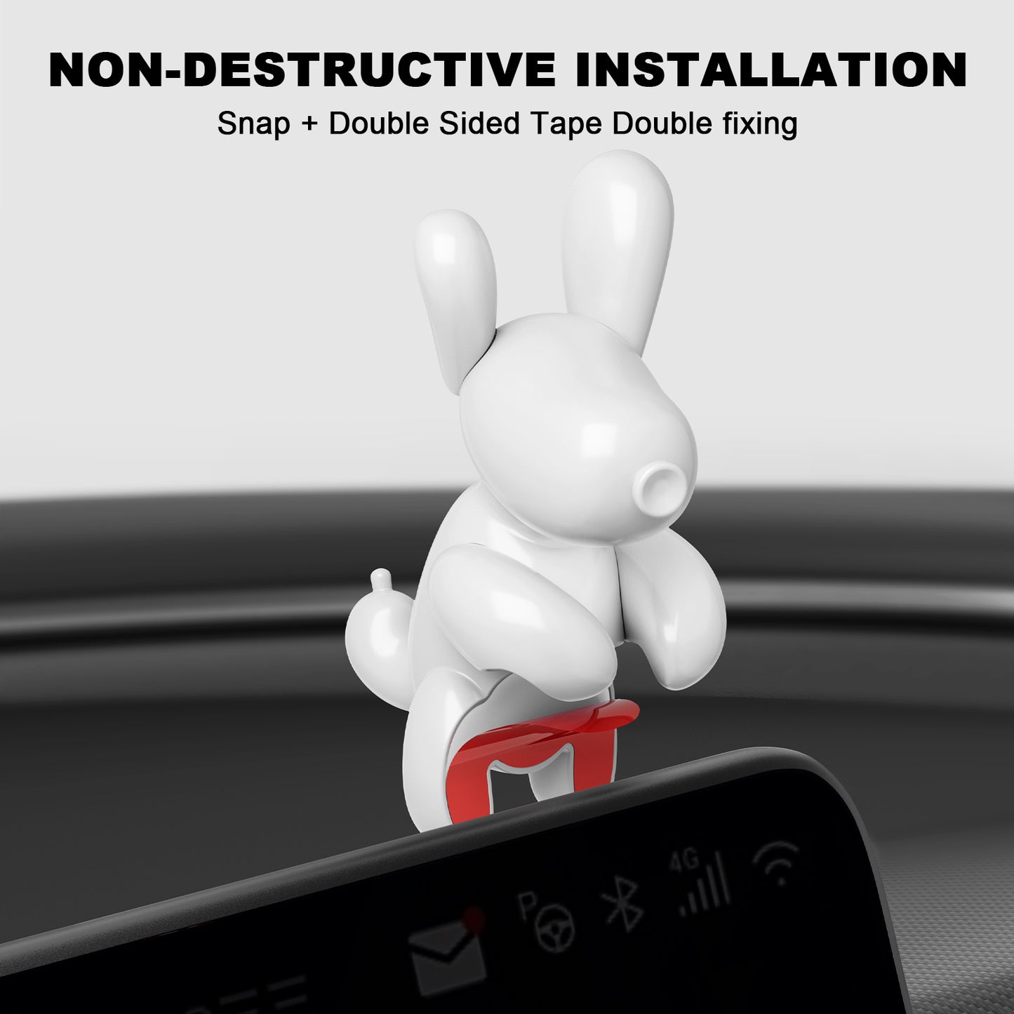 Tesla Owners Gift Dog Mode Mini Screen Decoration Ornament Funny Decors for 2017-2025 Tesla Model 3/Y and 2025 New Model Y Juniper (Launch Series) Accessories