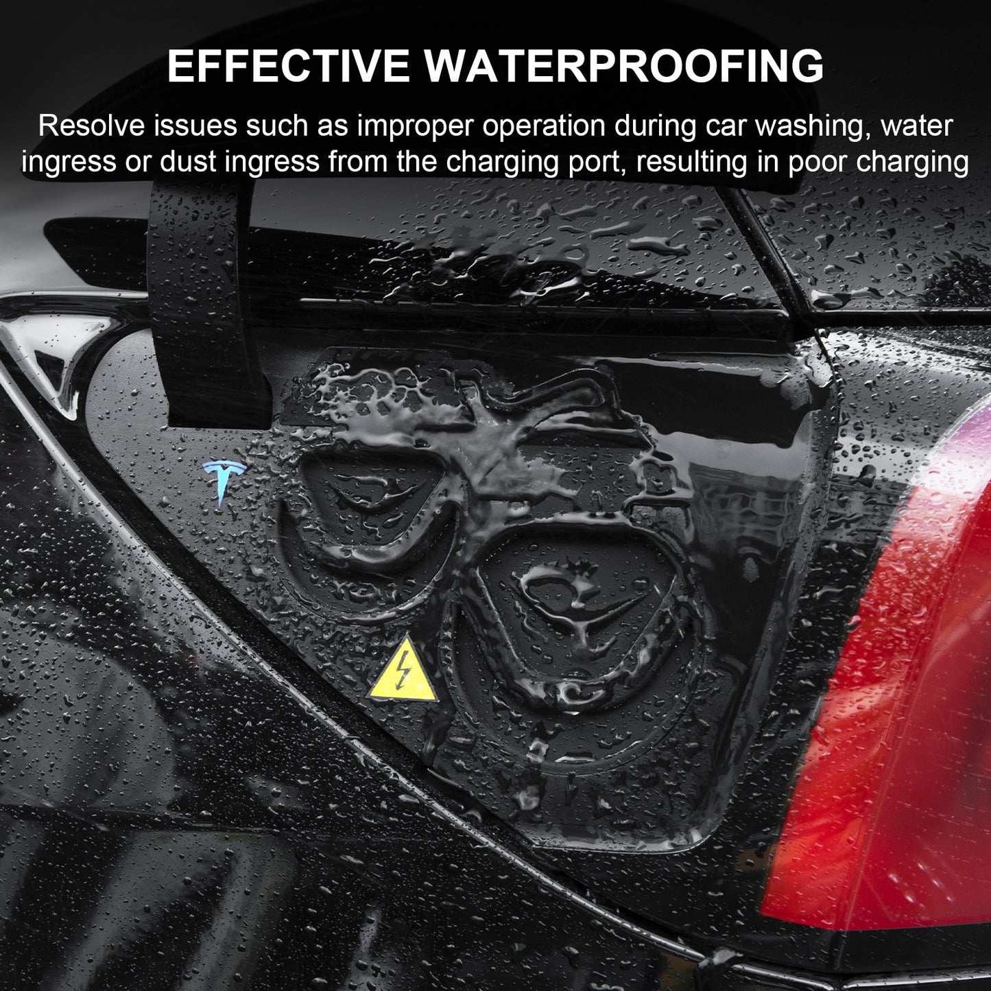 Charging port cover waterproof protection cover for Telsa Model 3 Model Y(for Tesla China)