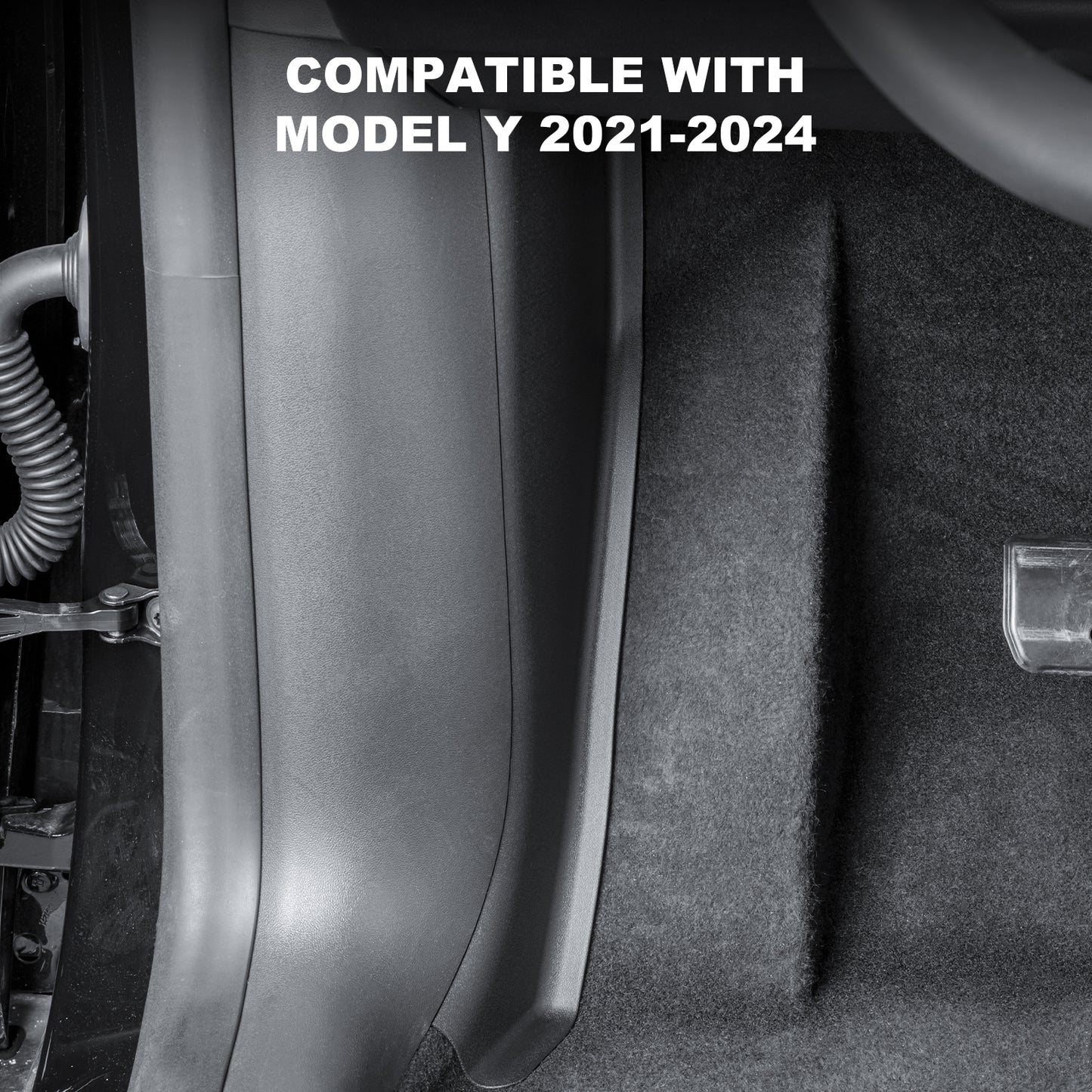 2PCS Car Front Door Sill Protector Compatible with 2021-2025 Tesla Model Y Accessories