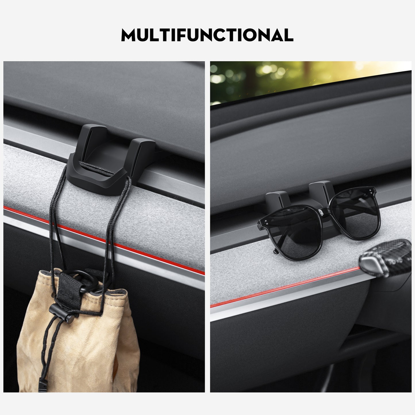 Silicone Phone Mount for 2021-2025 Tesla Model Y and 2017-2023 Tesla Model 3 Accessories