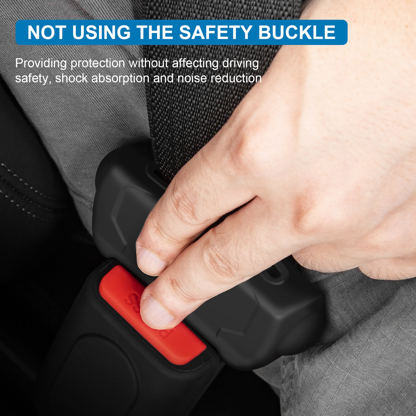 Seat Belt Extender Extension Pads for 2017-2025 Tesla Model 3 and Model Y Accessories