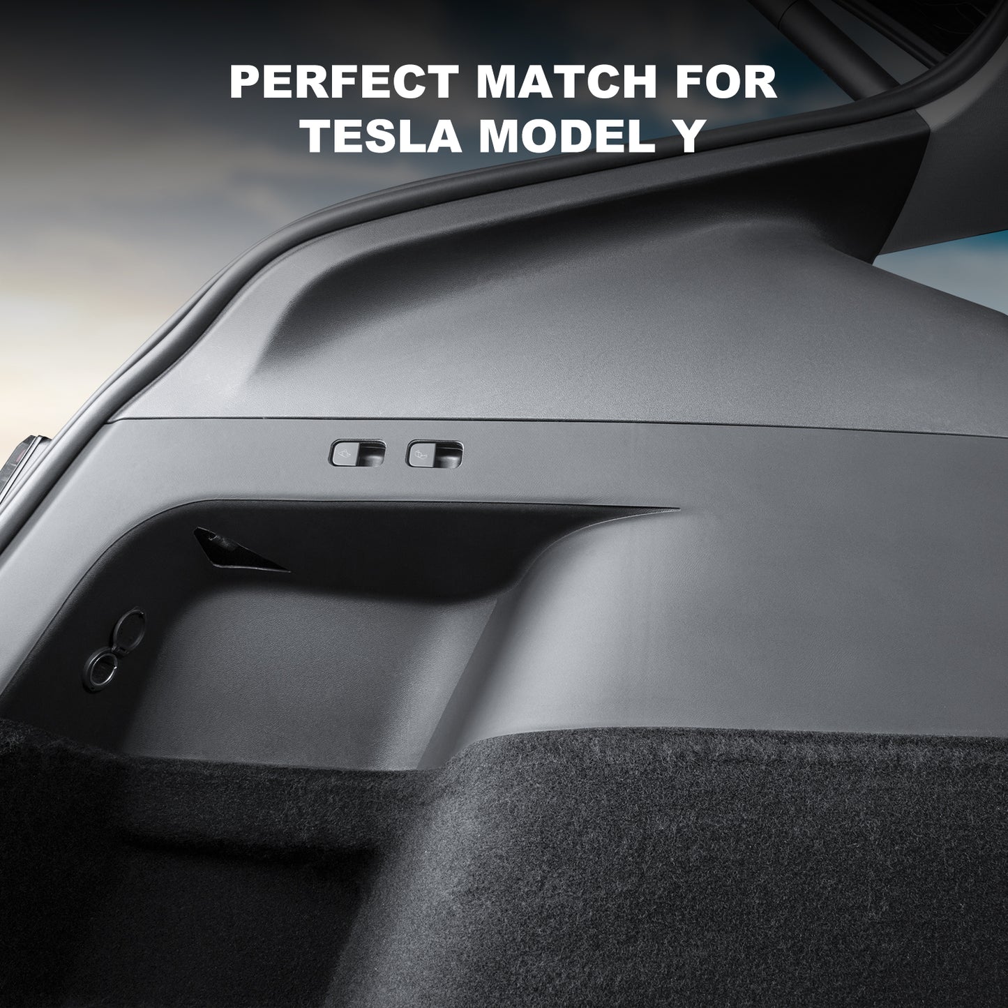 Rear Trunk Side Protector Cover for 2021-2025 Tesla Model Y Accessories