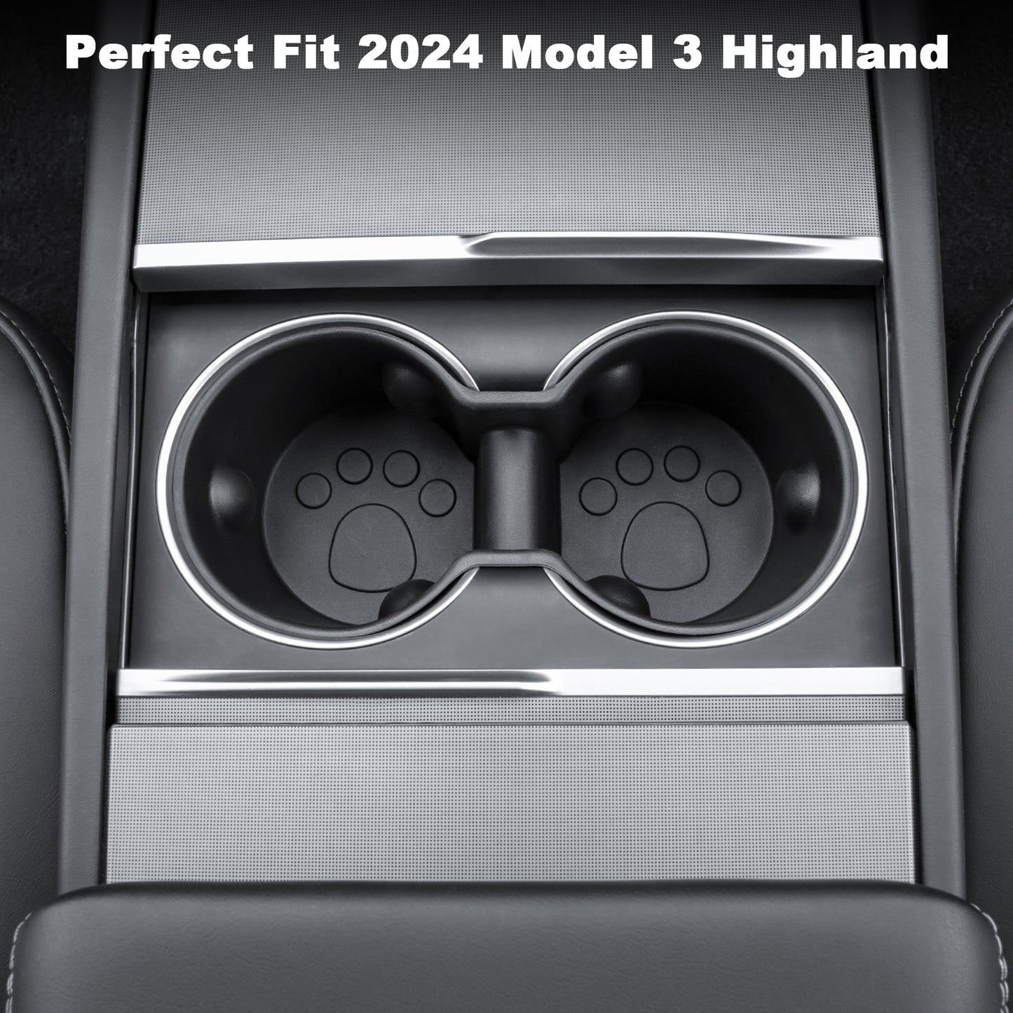 Cup Holder Insert for 2024-2025 New Tesla Model 3 Highland Accessories
