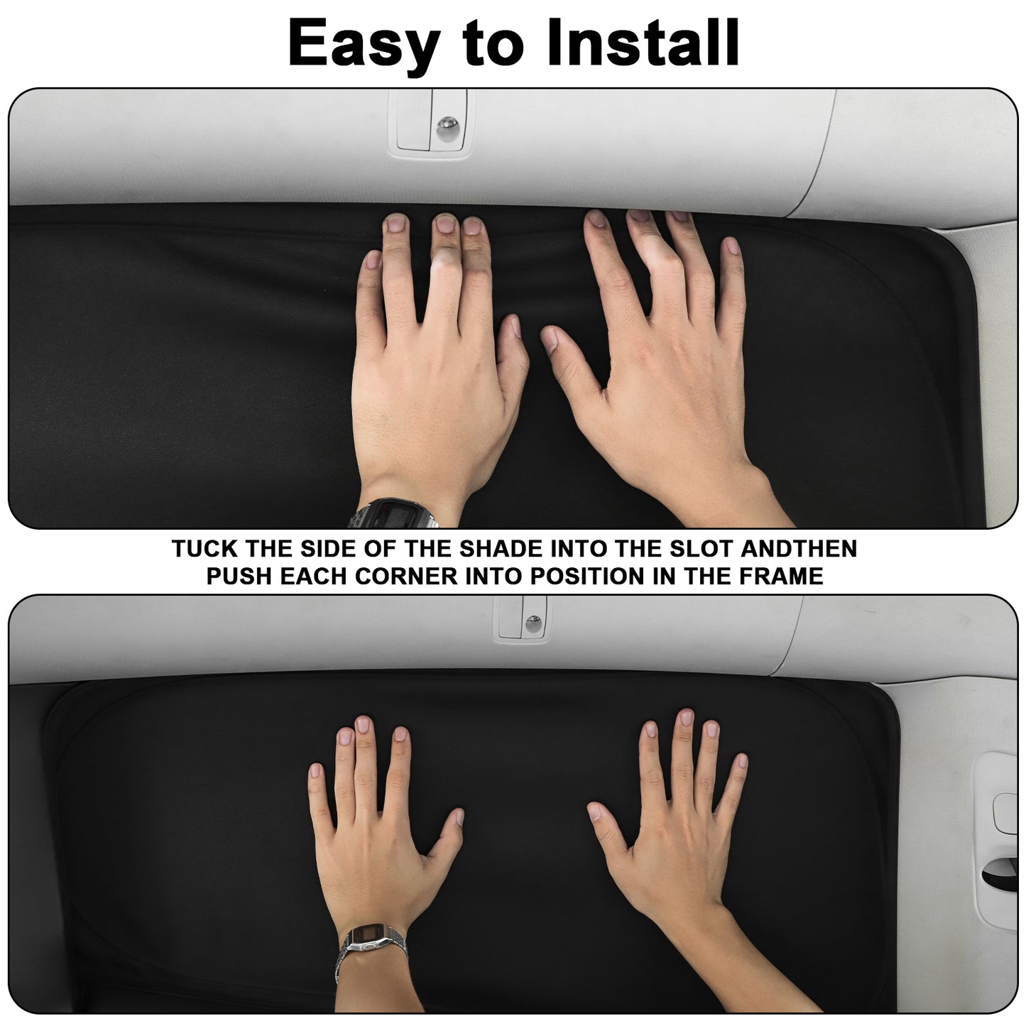 8PCS Sunshade Set for Tesla Model Y Accessories 2021-2025