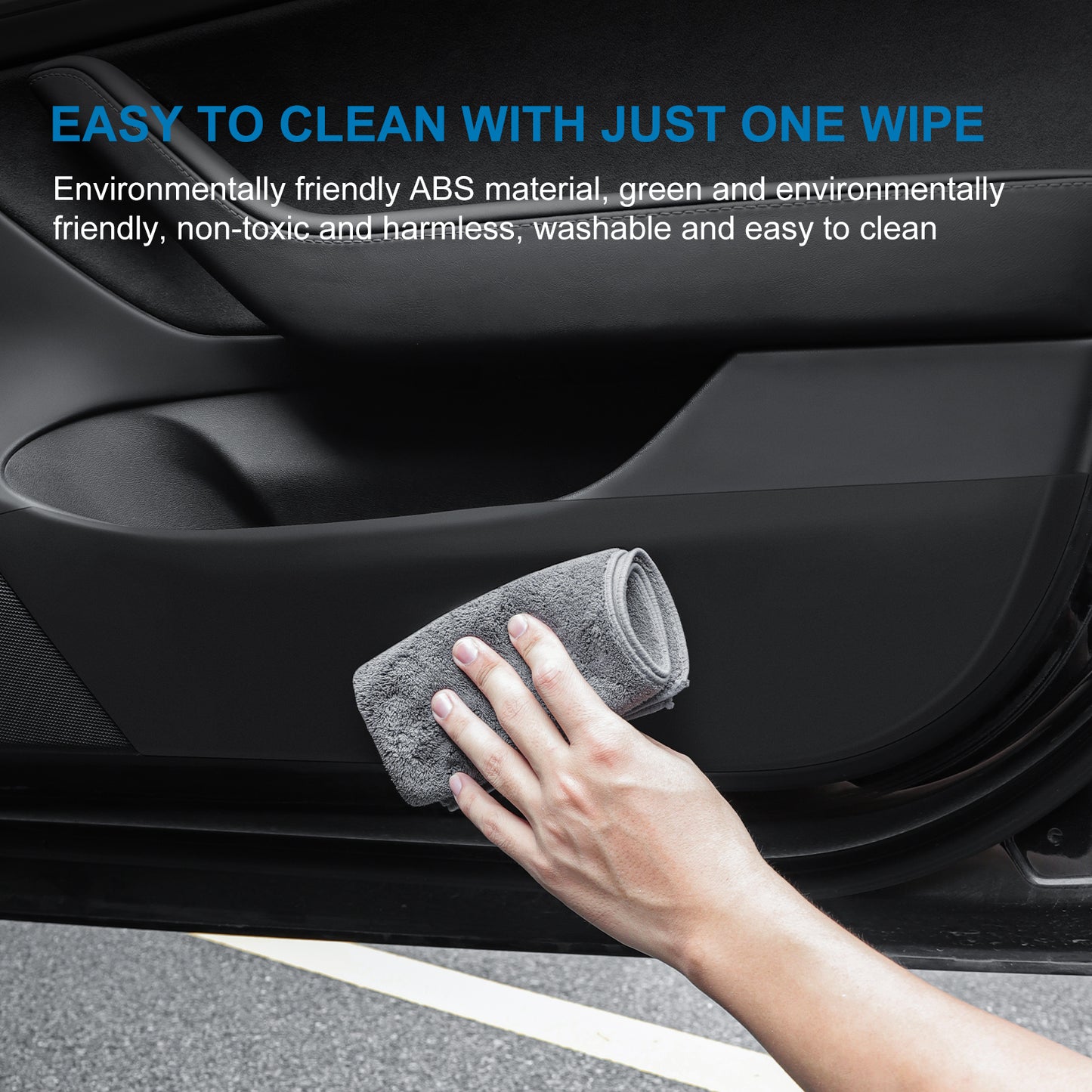Car Door Anti-Kick Mat for 2021-2025 Model Y Accessories
