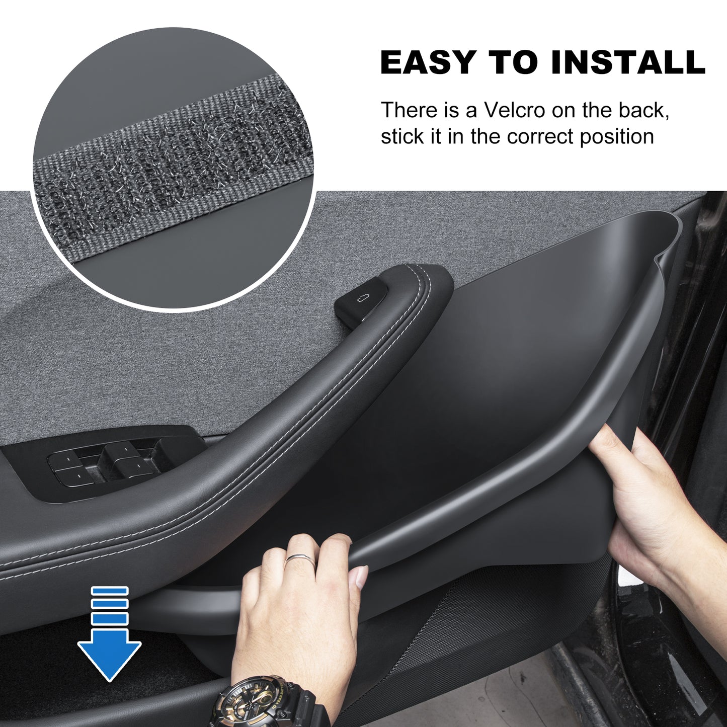 4PCS Door Side Storage Box for 2024-2025 New Tesla Model 3 Highland Accessories