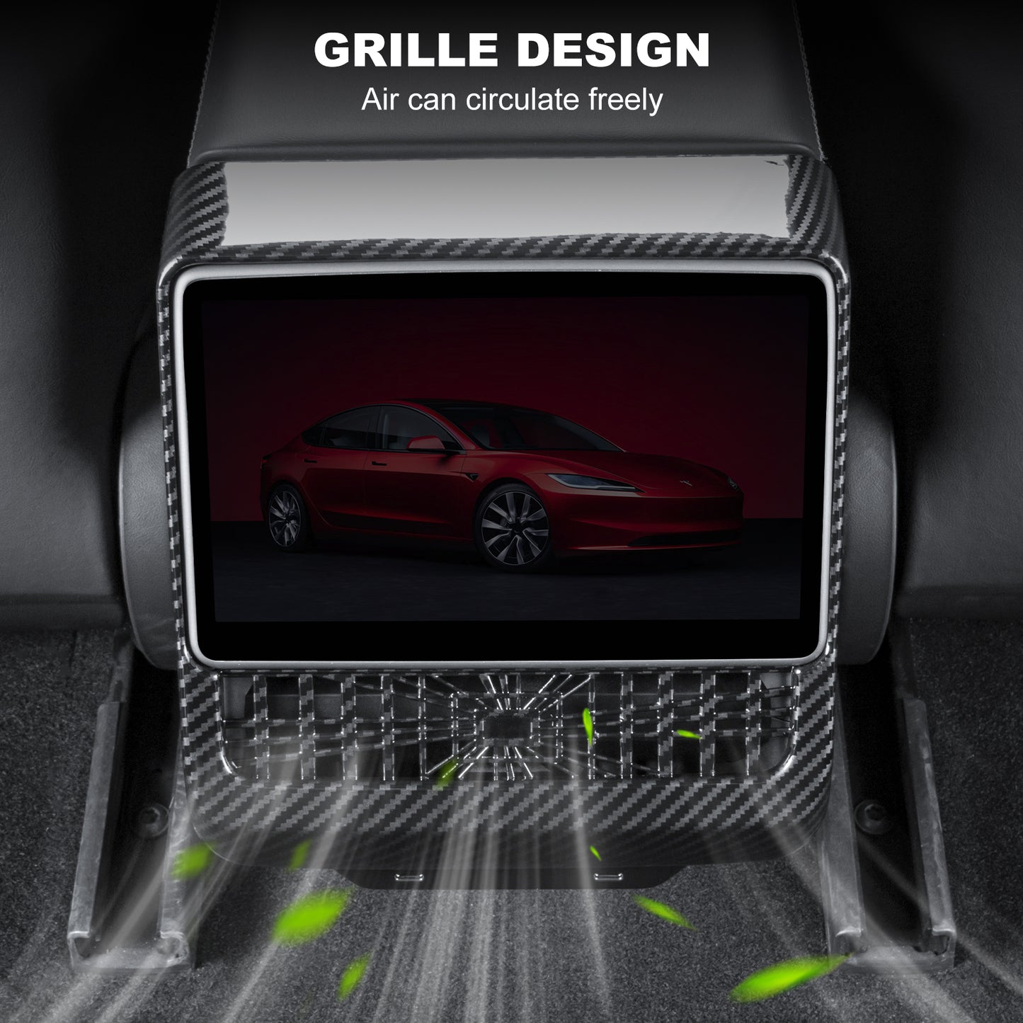 Backseat Air Vents Cover for 2024-2025 Tesla Model 3 Highland and 2025 New Model Y Juniper (Launch Series)Accessories