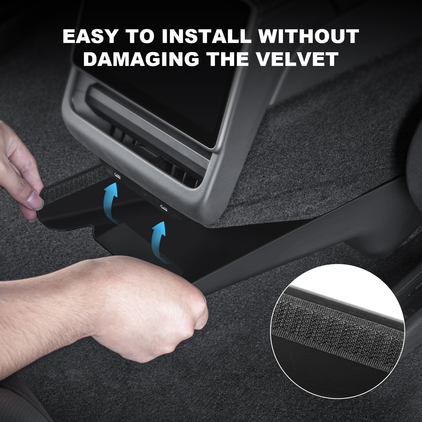 Rear Air Condition Vent Outlet Anti Kick Trim Cover for Tesla 2024 Model 3 Highland Interior Accessories