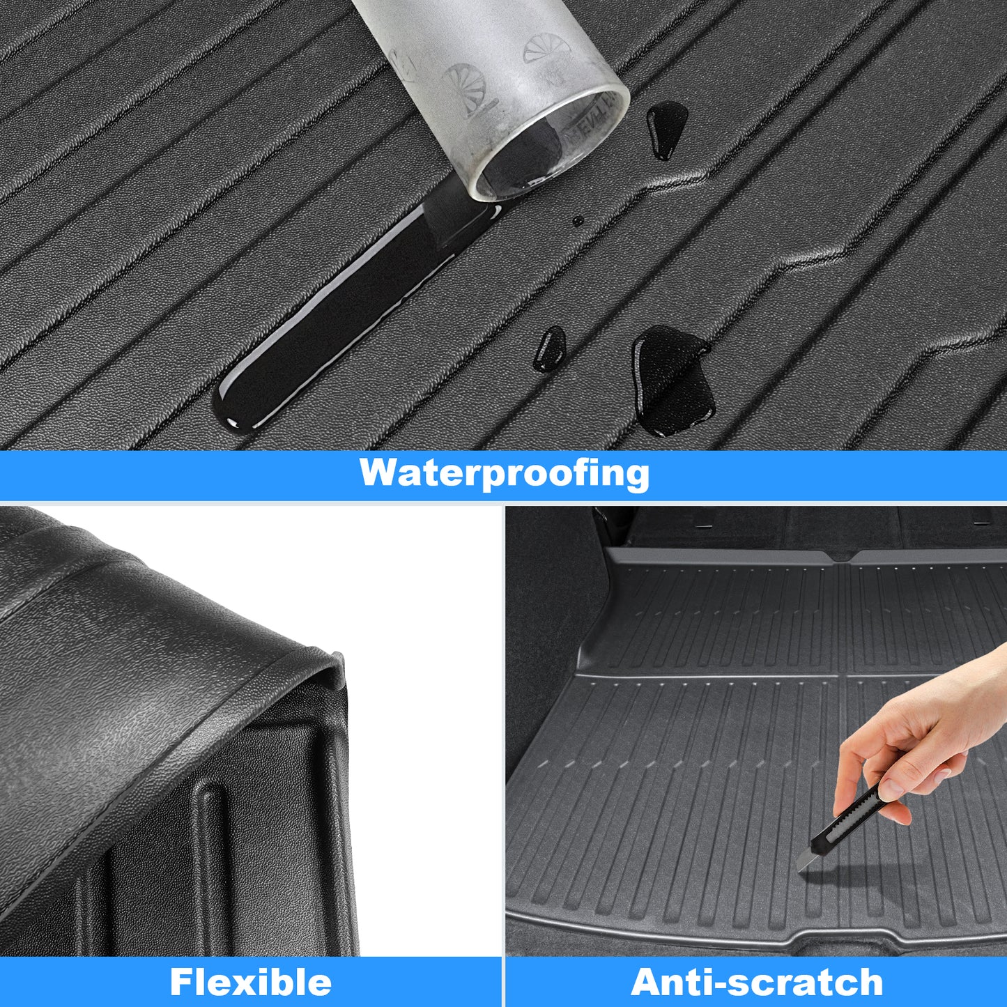 Trunk Mat Rear Cargo Liner Custom Fit Tesla New Model Y Juniper 2025-2026 Accessories