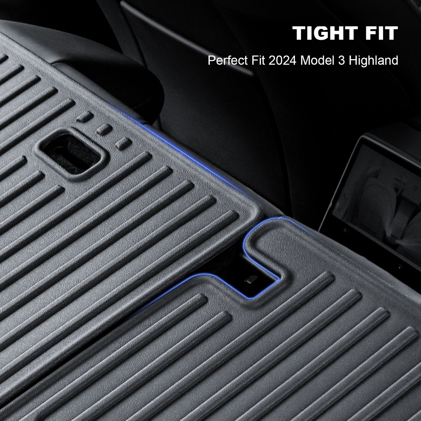 Rear Back Seat Protector for 2024-2025 New Tesla Model 3 Highland Accessories