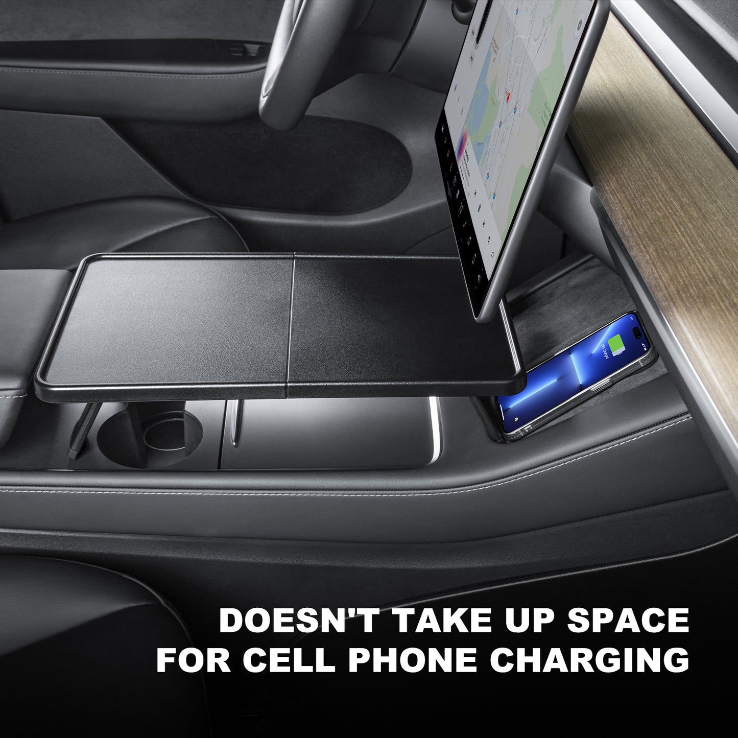 Center Console Tray Table Laptop Desk for 2021-2025 Model Y/2025-2026 New Model Y Juniper and 2017-2025 Model 3 Interior Accessories