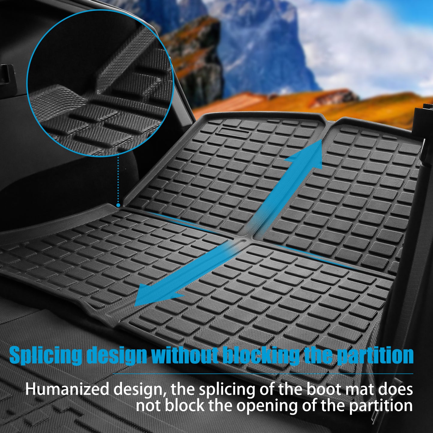 Trunk Mat for 2019-2022 Tesla Model 3 or 2021-2025 Model Y Accessories