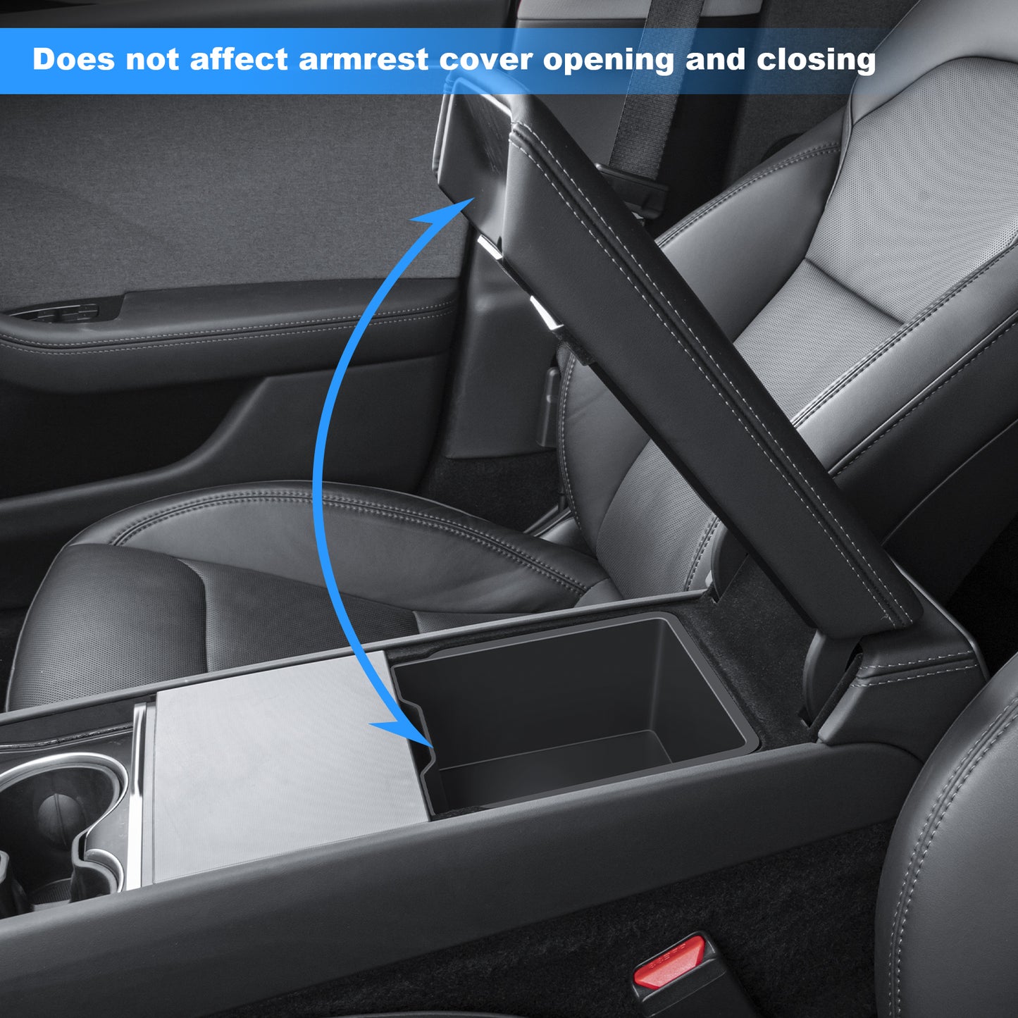5PCS 2025 Model 3 Refresh Front + Rear Center Console Organizer Tray Cup Holder for 2024-2025 New Tesla Model 3 Highland Accessories