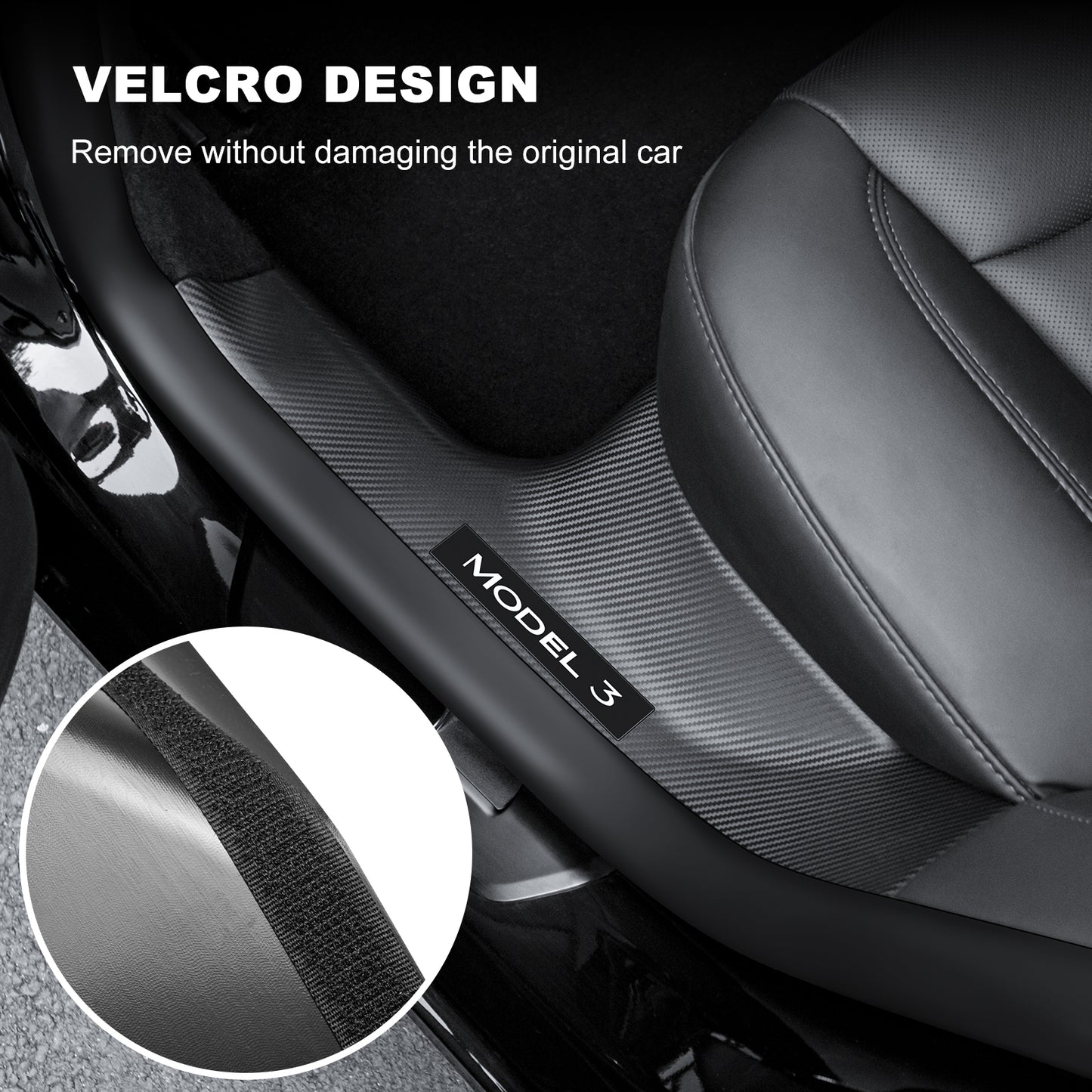 Door Sill Protector for 2024-2025 Tesla Model 3 Highland