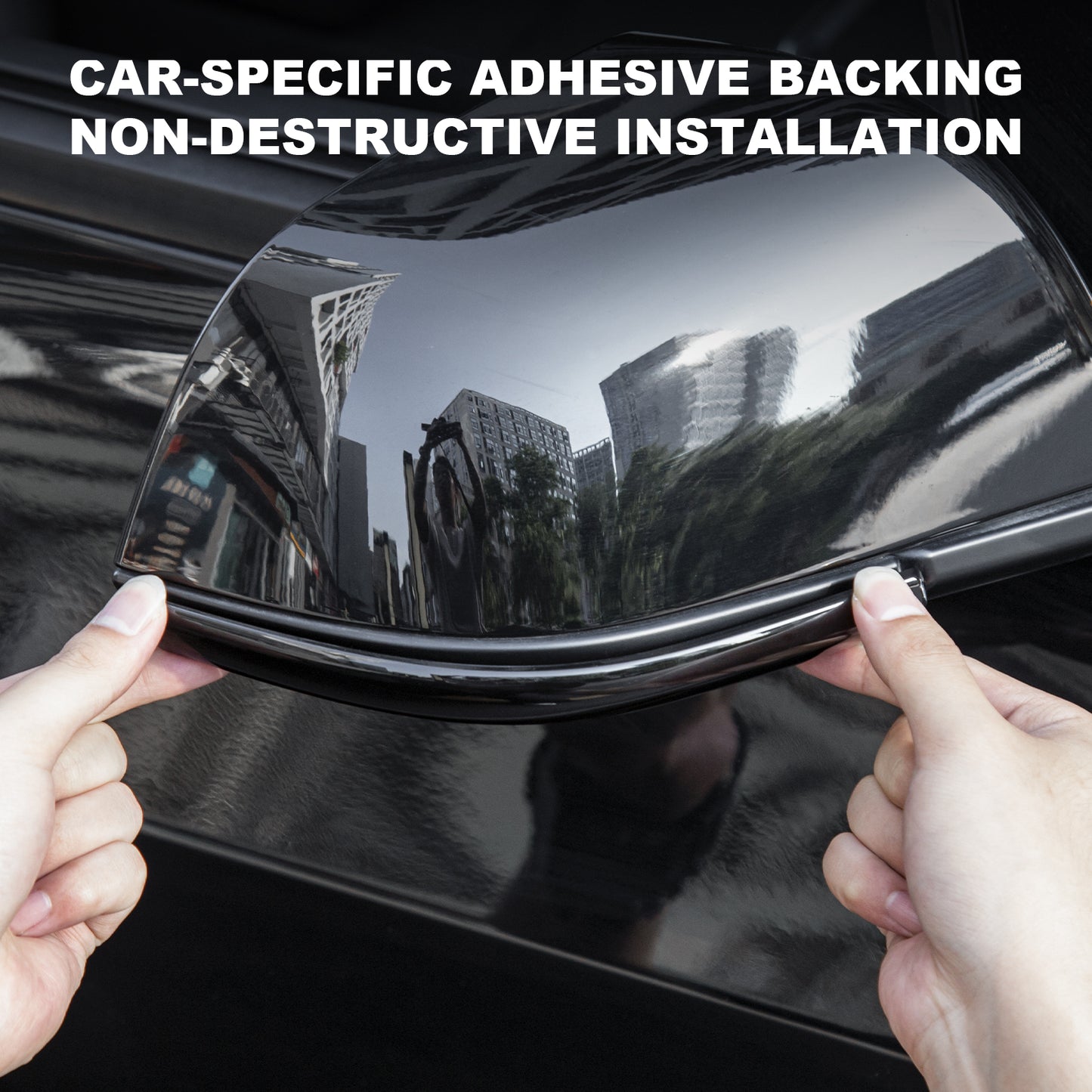 Side Mirror Trim Strip Cover for 2021-2025 Tesla Model Y Accessories