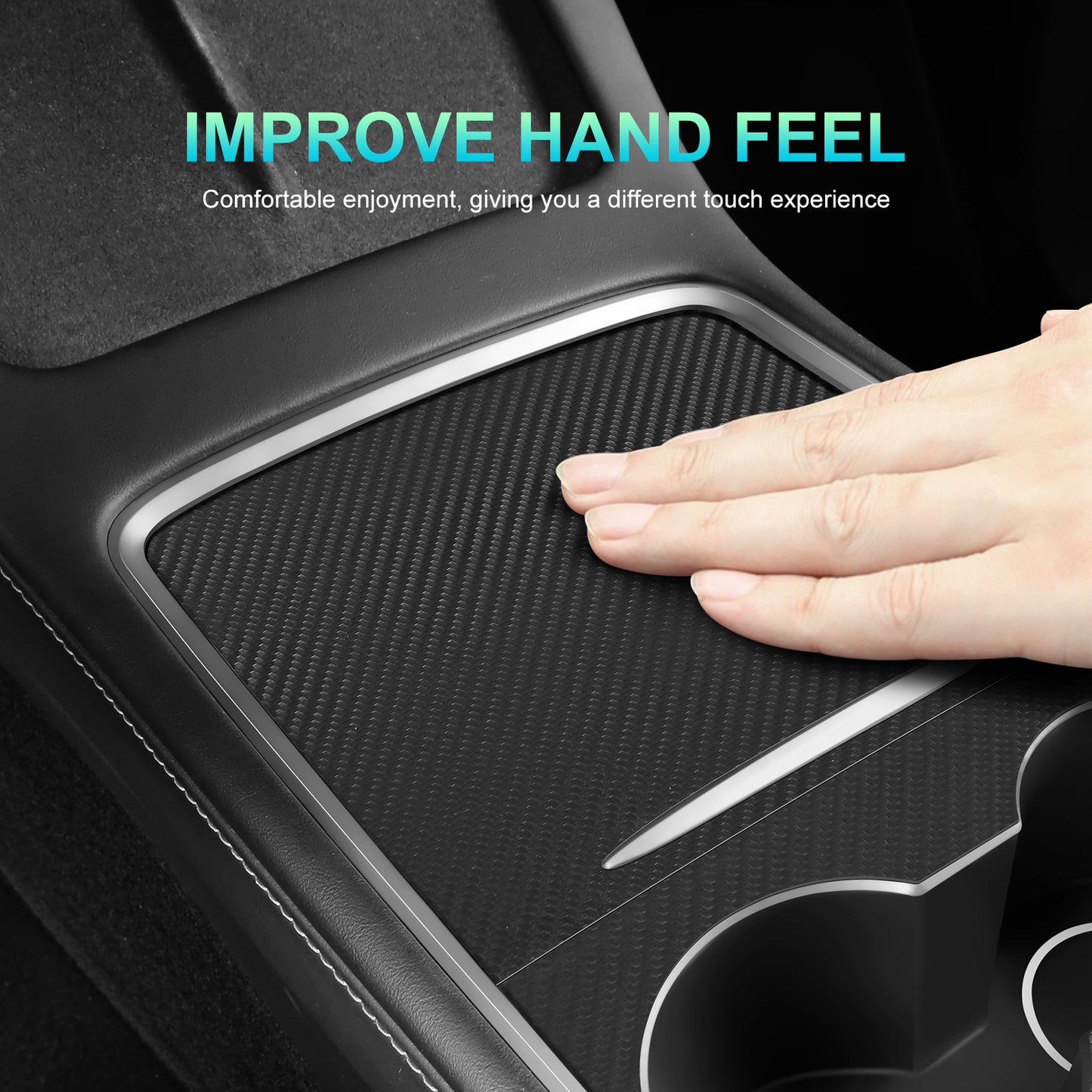 Center Console Wrap for Tesla 2020-2023 Model 3 and Model Y