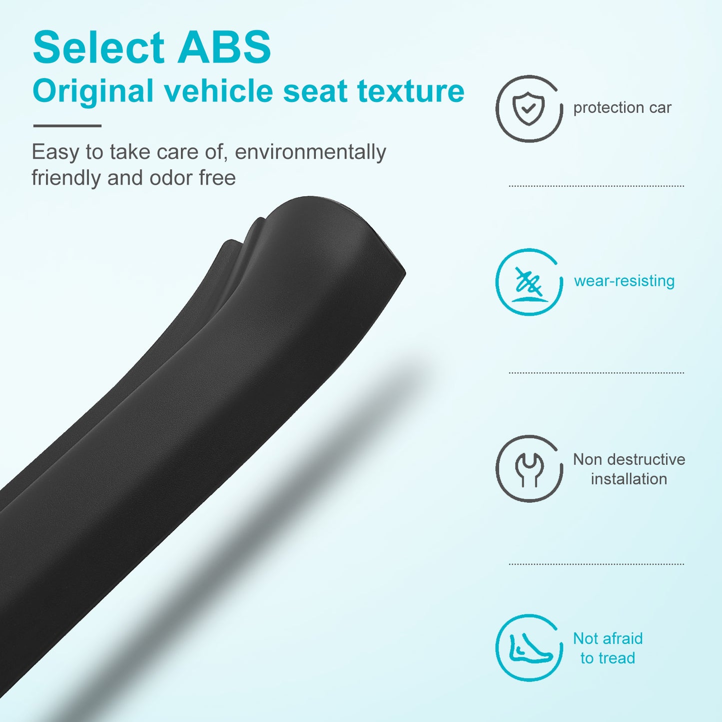 4PCS Door Sill Protector for 2021-2025 Model Y Accessories(2024 Model Y made in German factories don't fit))