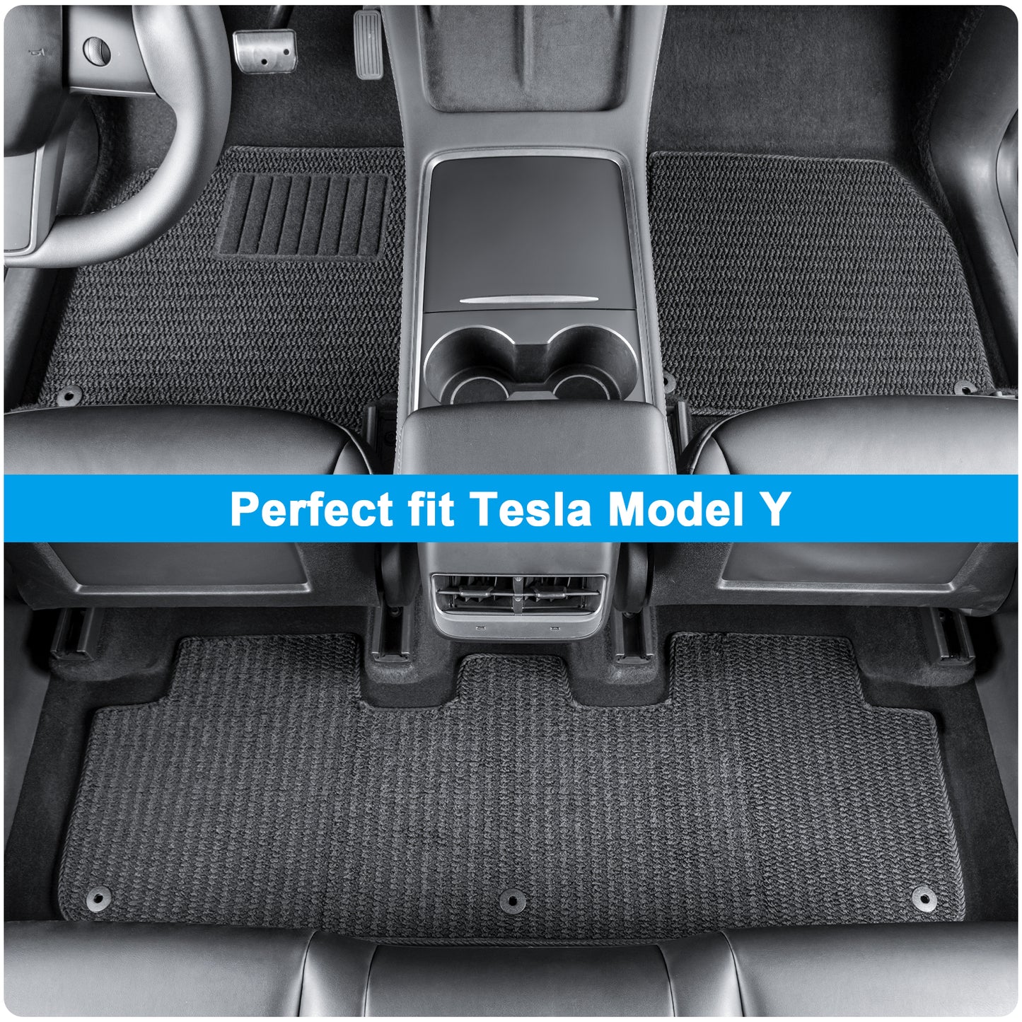 All Weather Floor Mats for Tesla Model 3 Y 2017-2023 Accessories