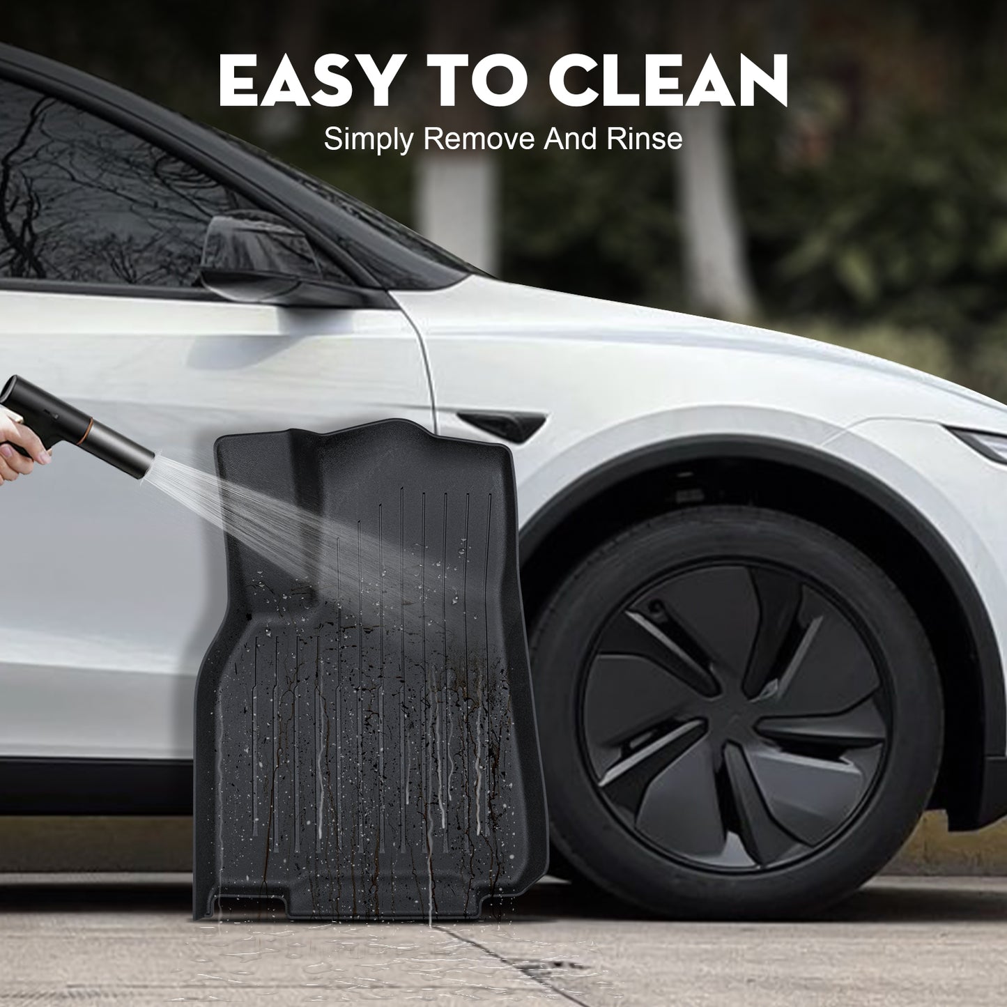 6PCS Floor Mats for Tesla New Model Y Juniper 2025-2026 5-Seater Accessories