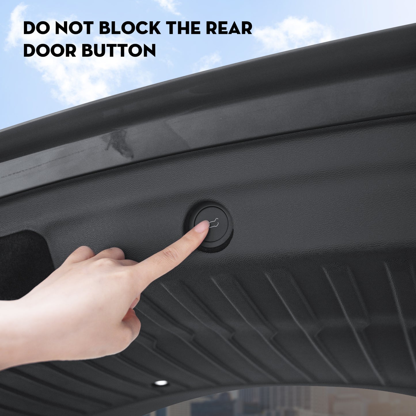 Trunk Tailgate Mat for Model Y Juniper Accessories,Full Wrap-Around