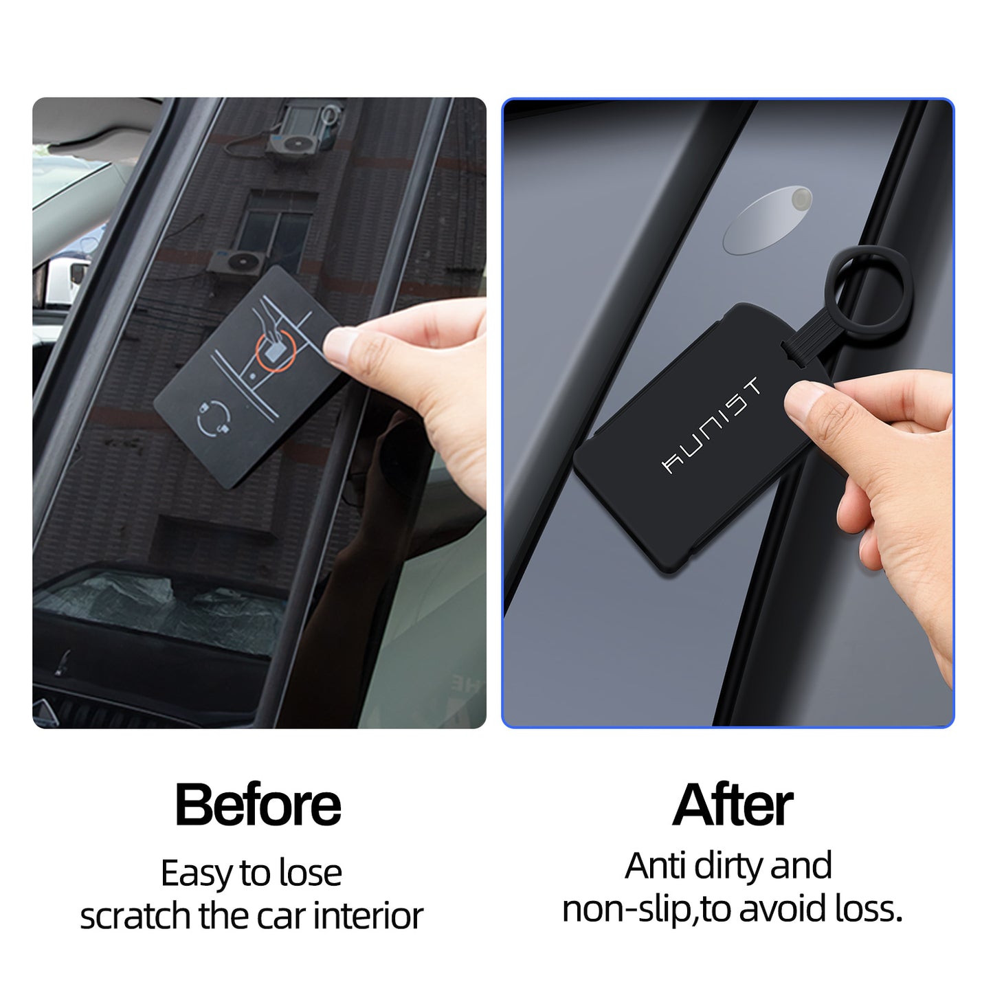 1PC Key Card Holder for 2017-2025 Tesla Model 3 and Model Y Accessories