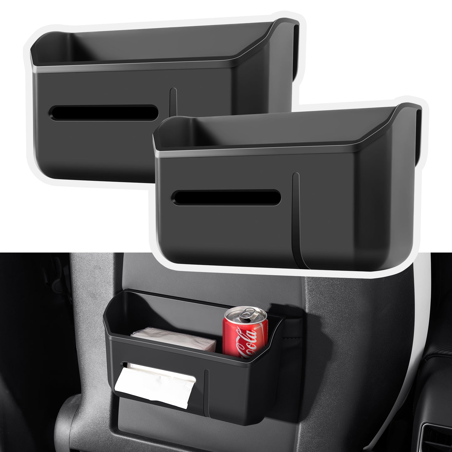 Seat Back Organizer for 2017-2023 Tesla Model 3 and 2021-2025 Model Y Accessories