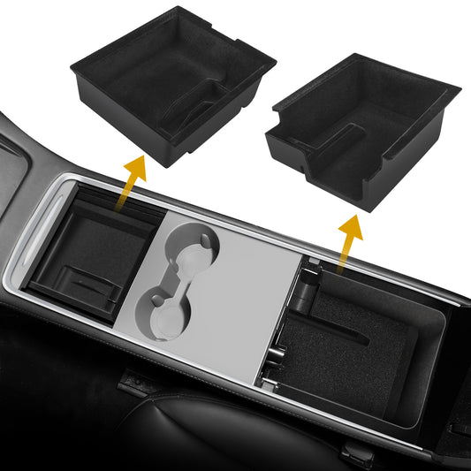 Center Console Organizer for 2017-2023 Tesla Model 3 and 2021-2025 Model Y Accessories